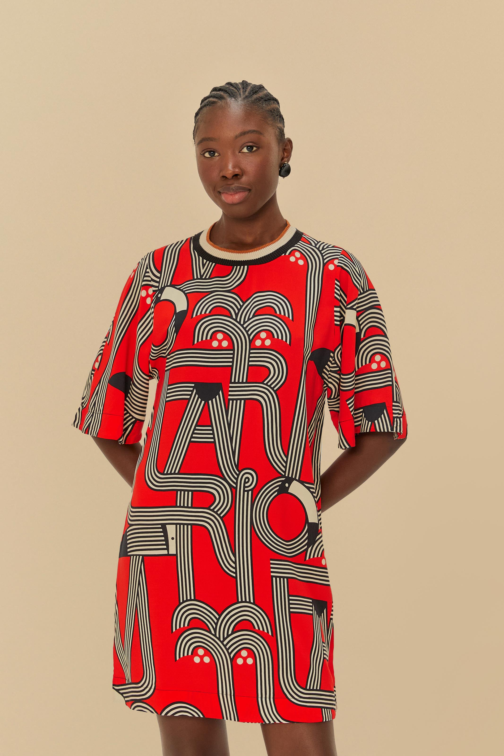 Vestido T-Shirt Estampado Logotuca
