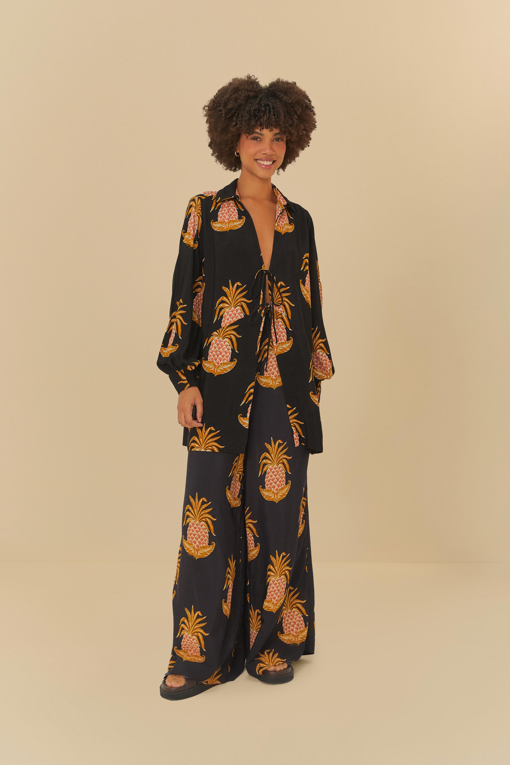 Camisa Amalfi Abacaxi