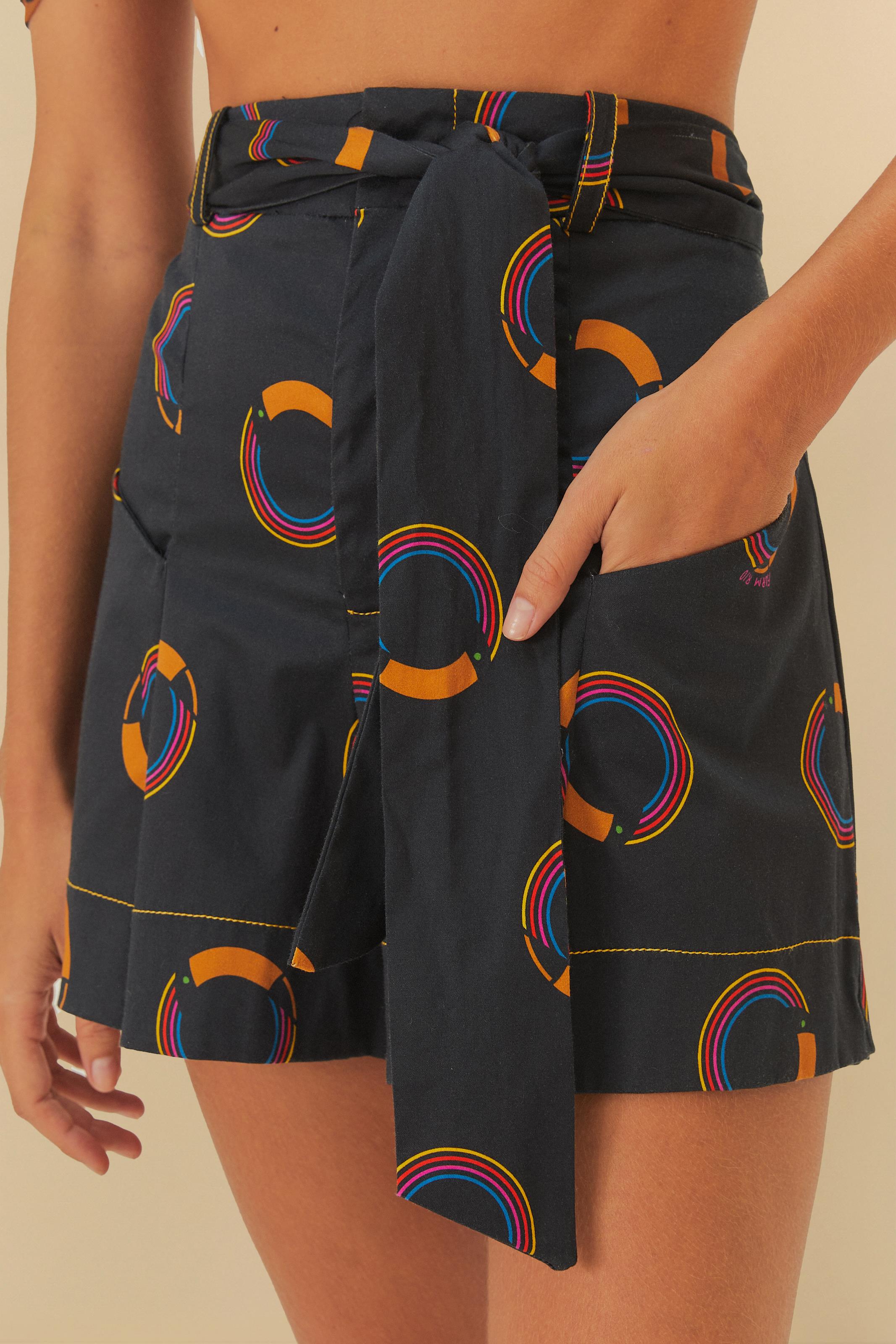 Short Estampado Tuca Poá