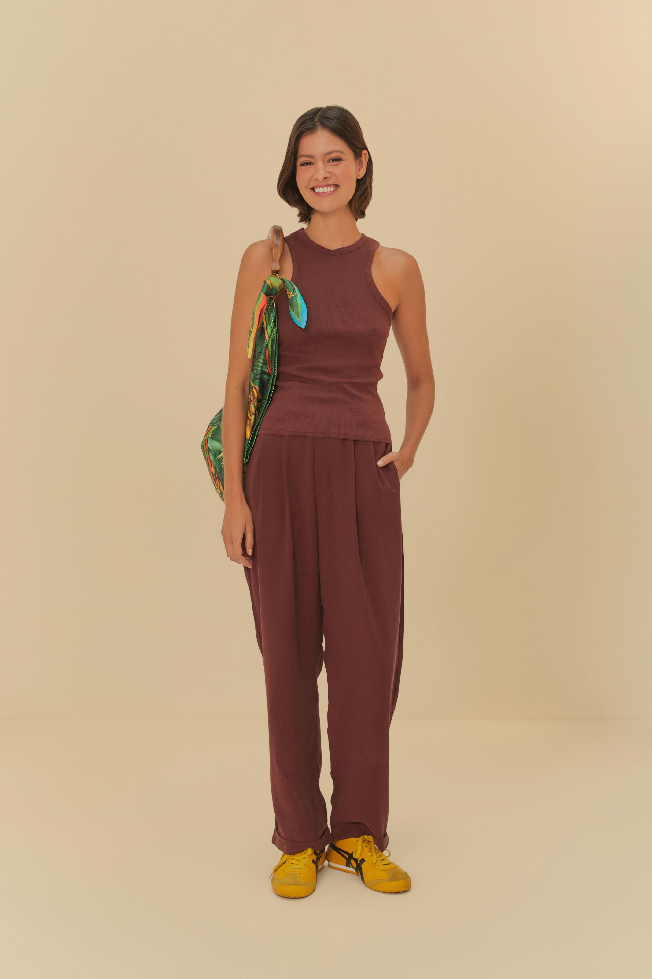 Calça Pregas Alfaiataria
