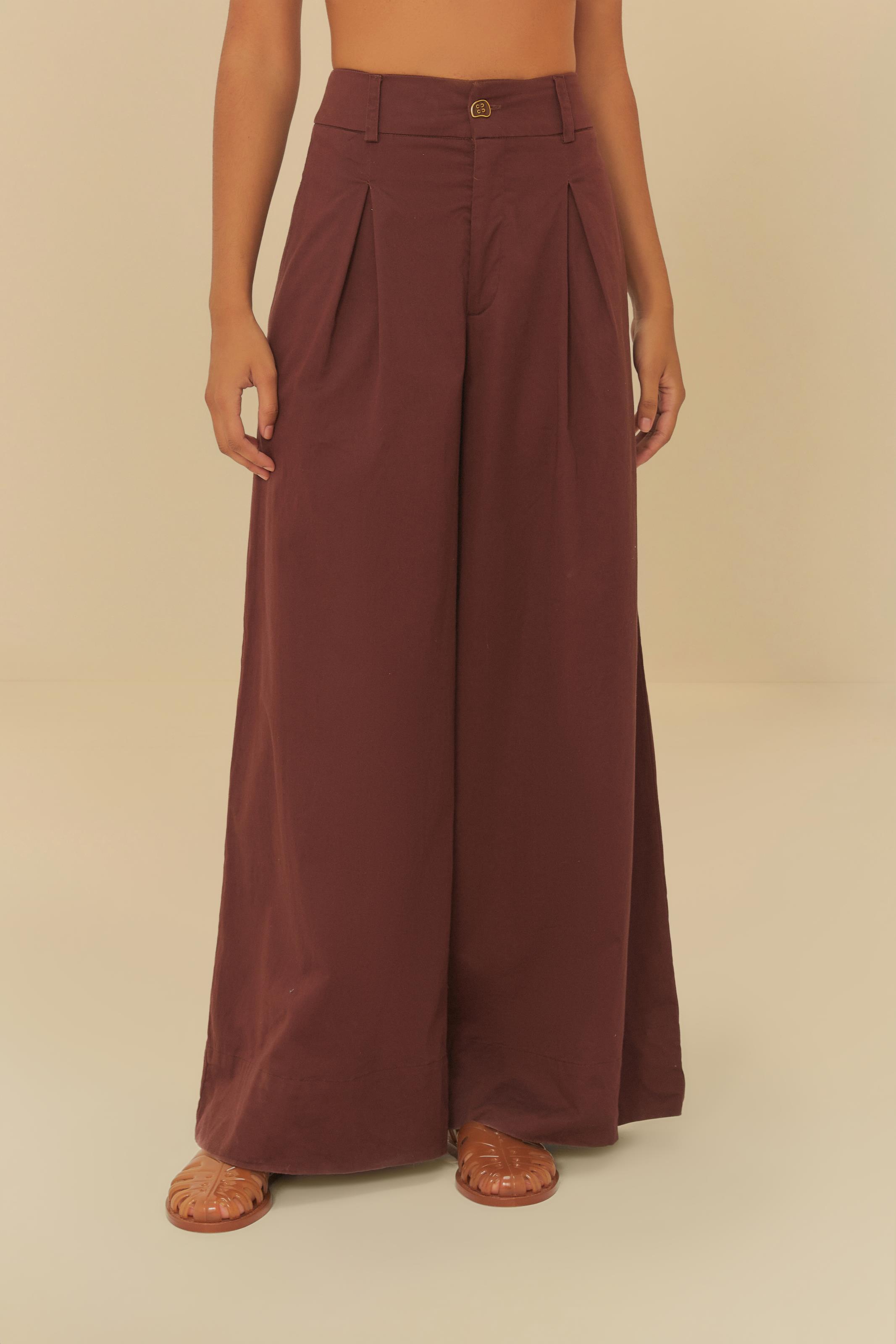Calça Pregas Frente