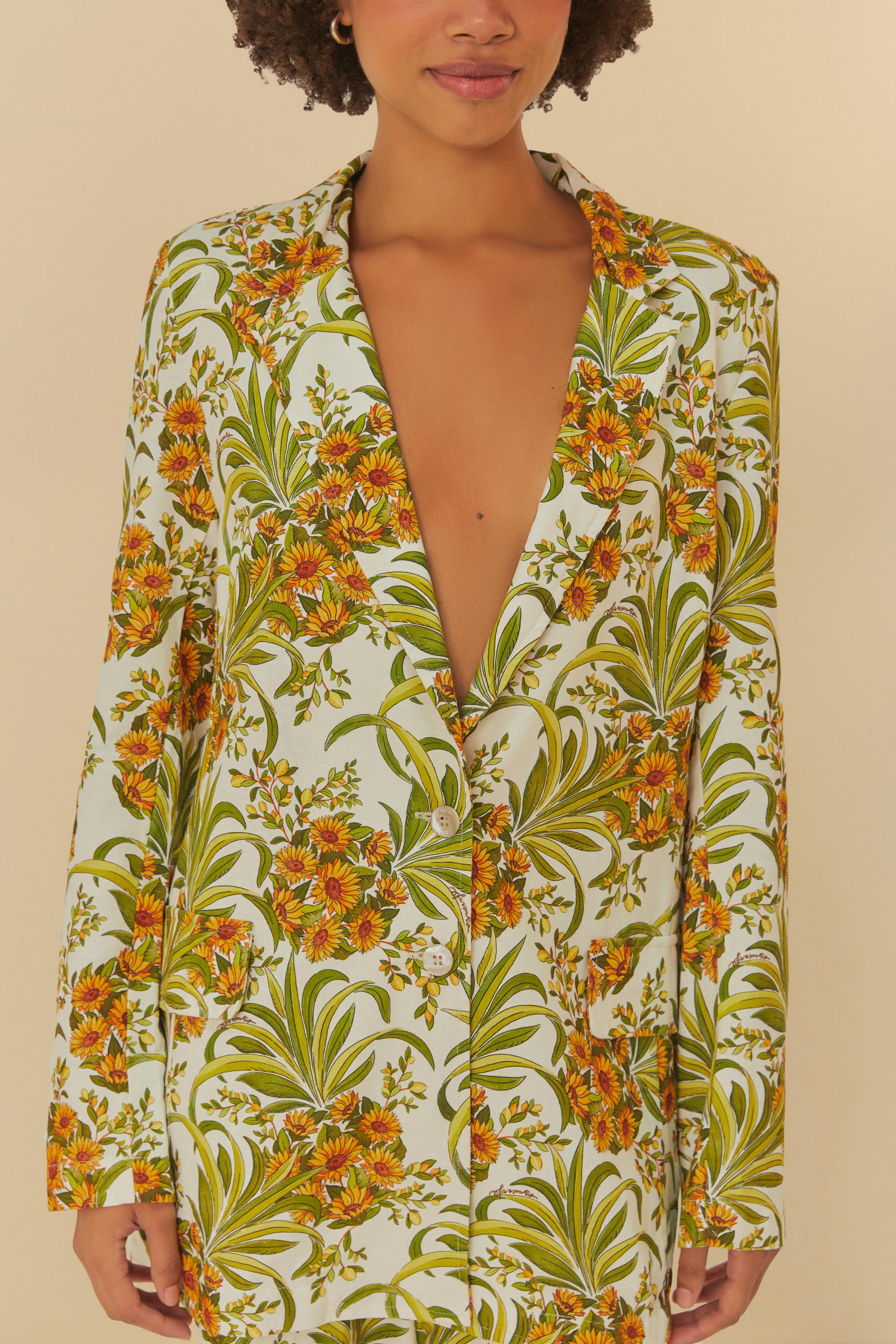 Blazer Estampado Abacaflor