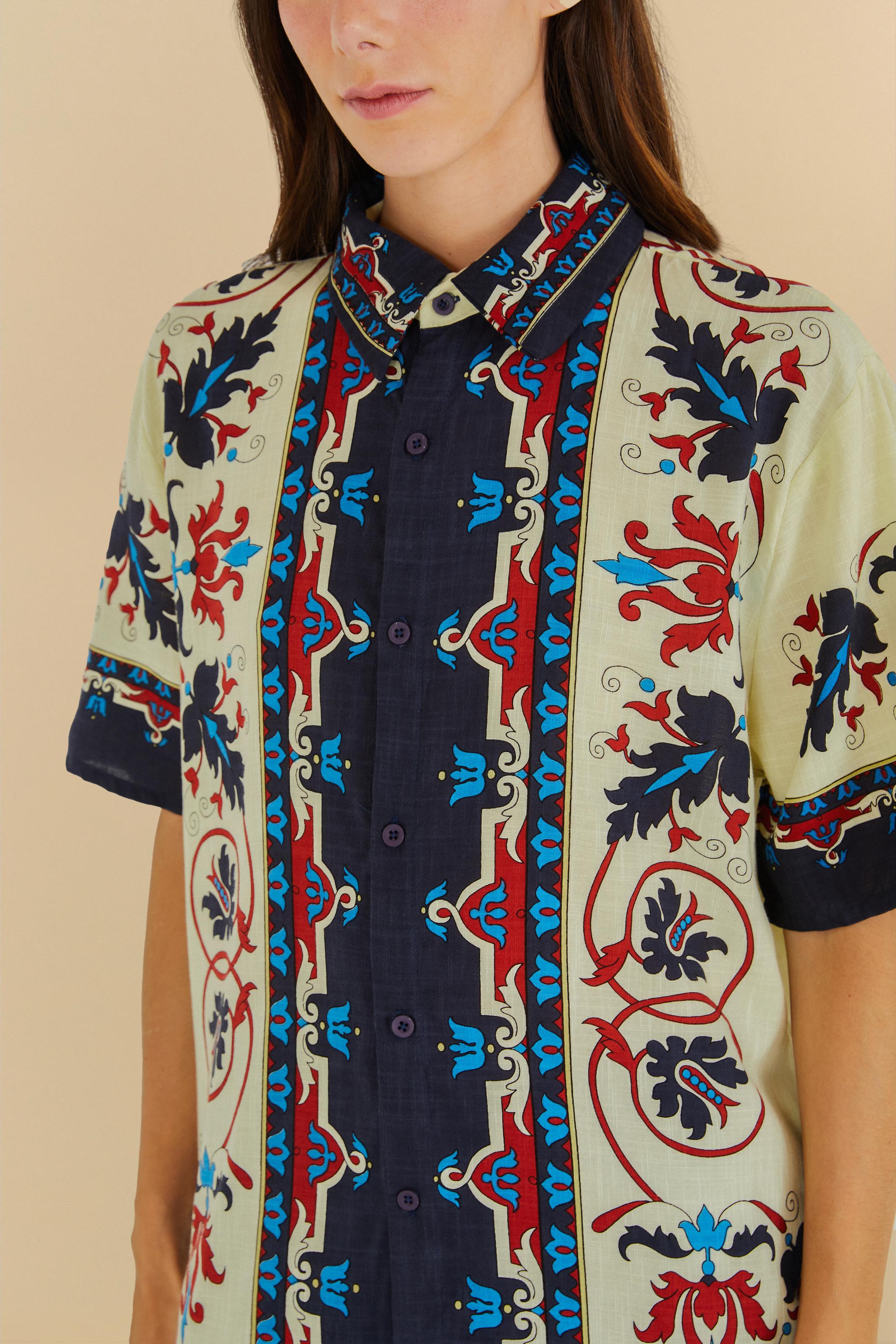 Camisa Uni Estampada Cajá