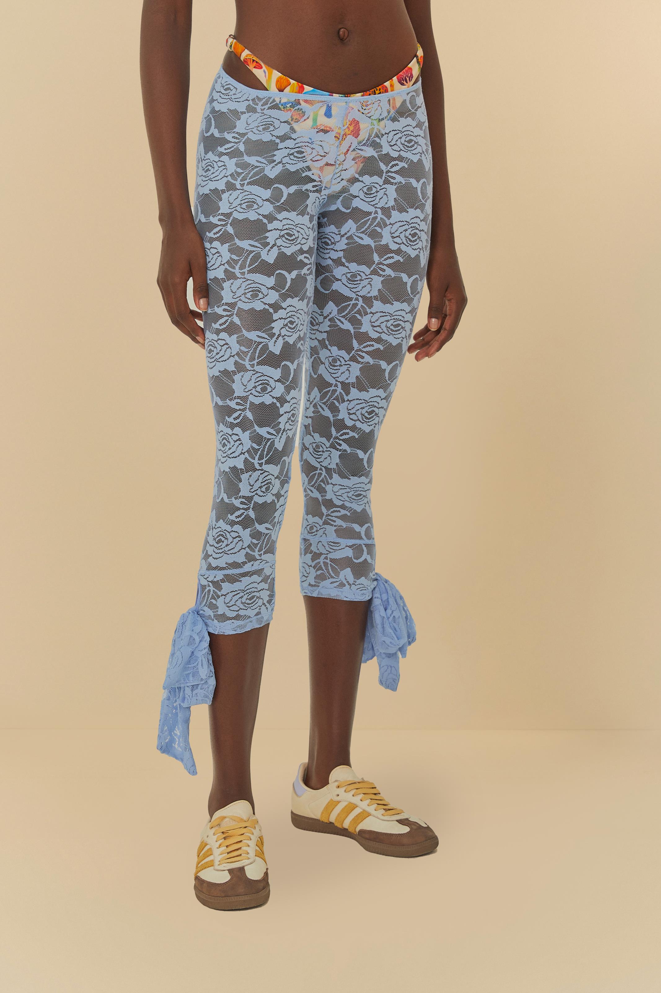 Calça Corsário Meiota Renda Laço