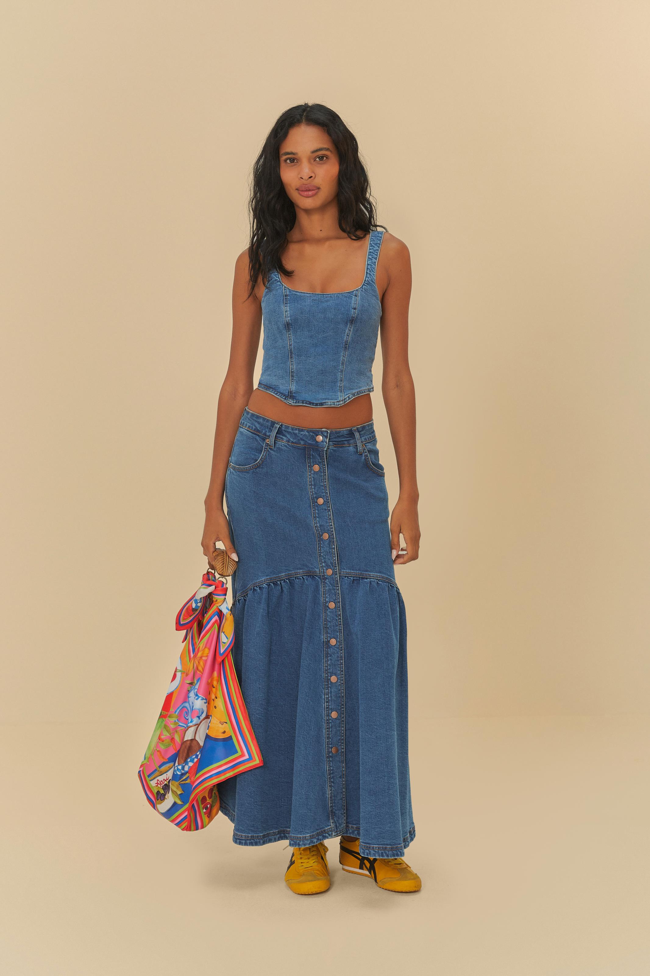 Regata Jeans Cropped Corselet