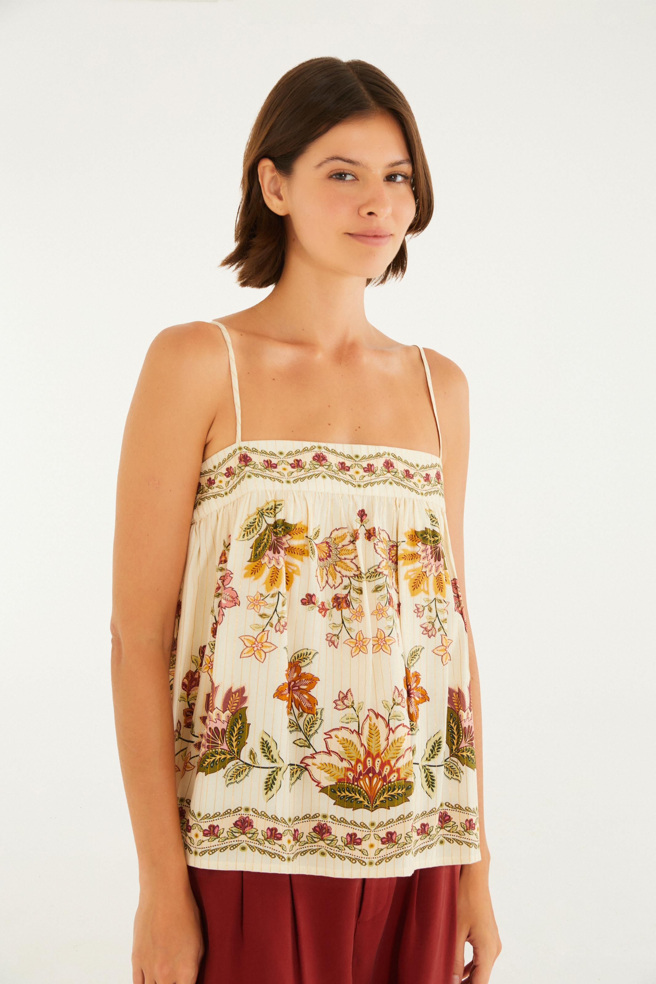 Regata Estampada Floral Juliana