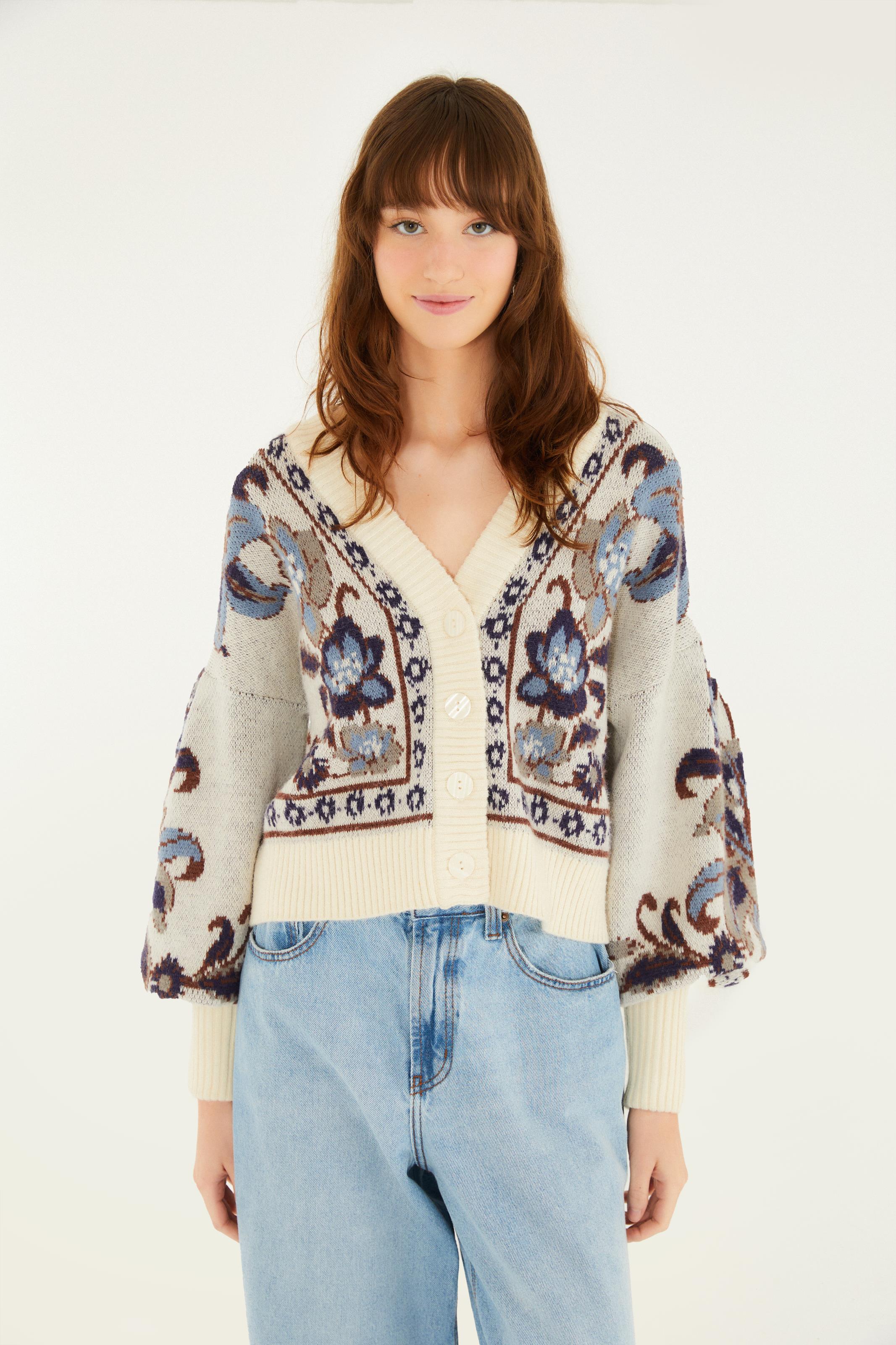 Cardigan Curto Tricot Marcelle