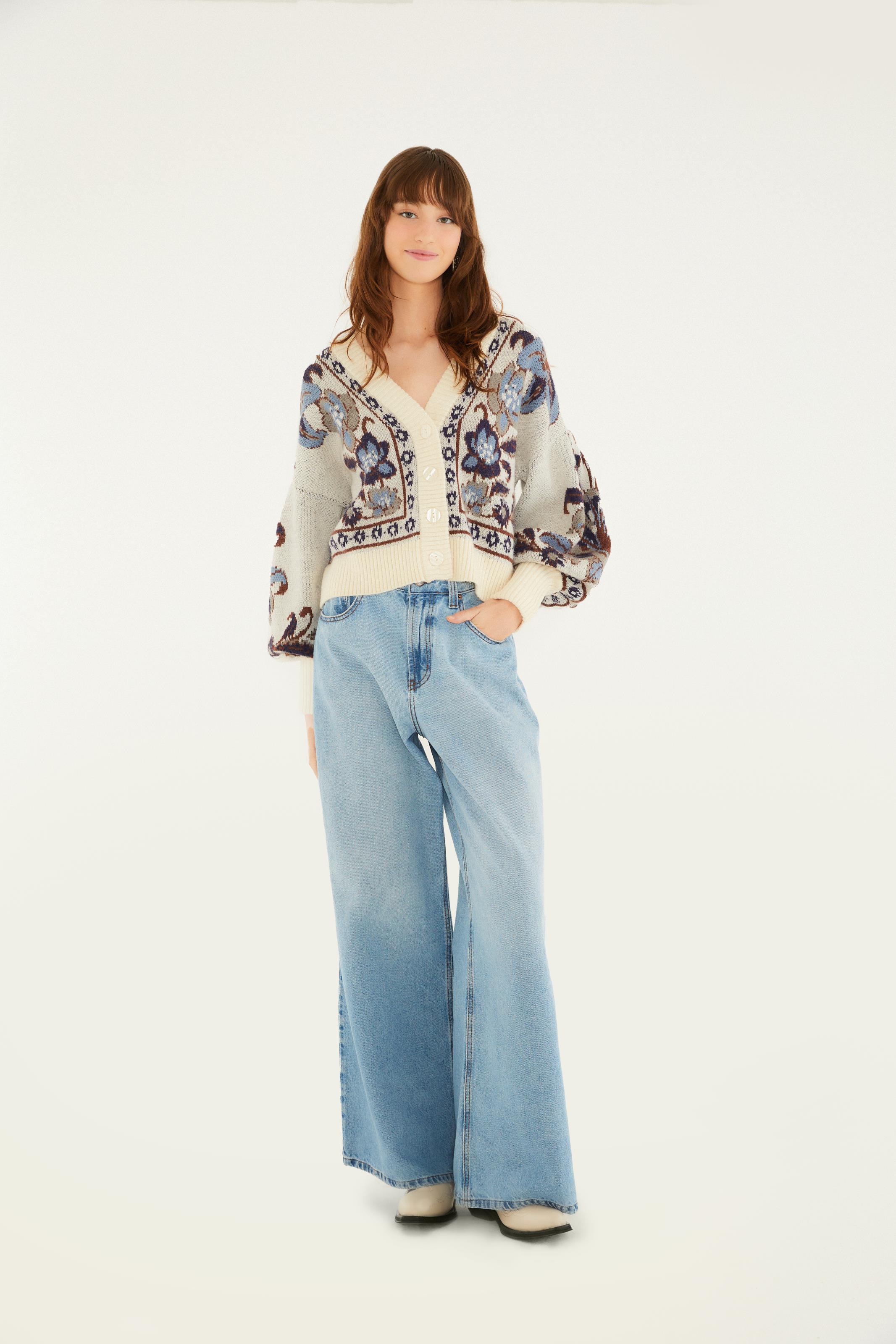Cardigan Curto Tricot Marcelle