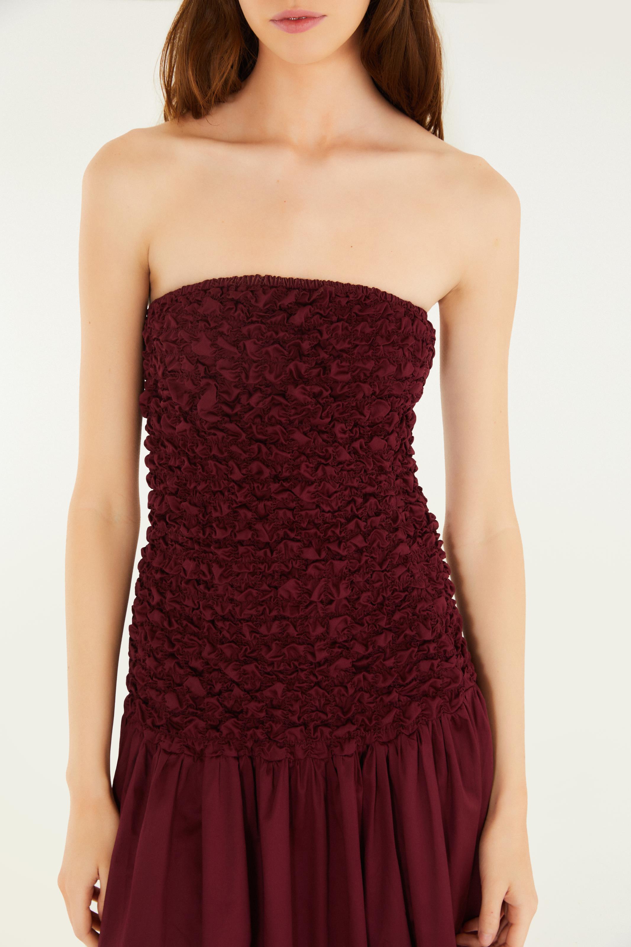 Vestido Lastex Sem Alça