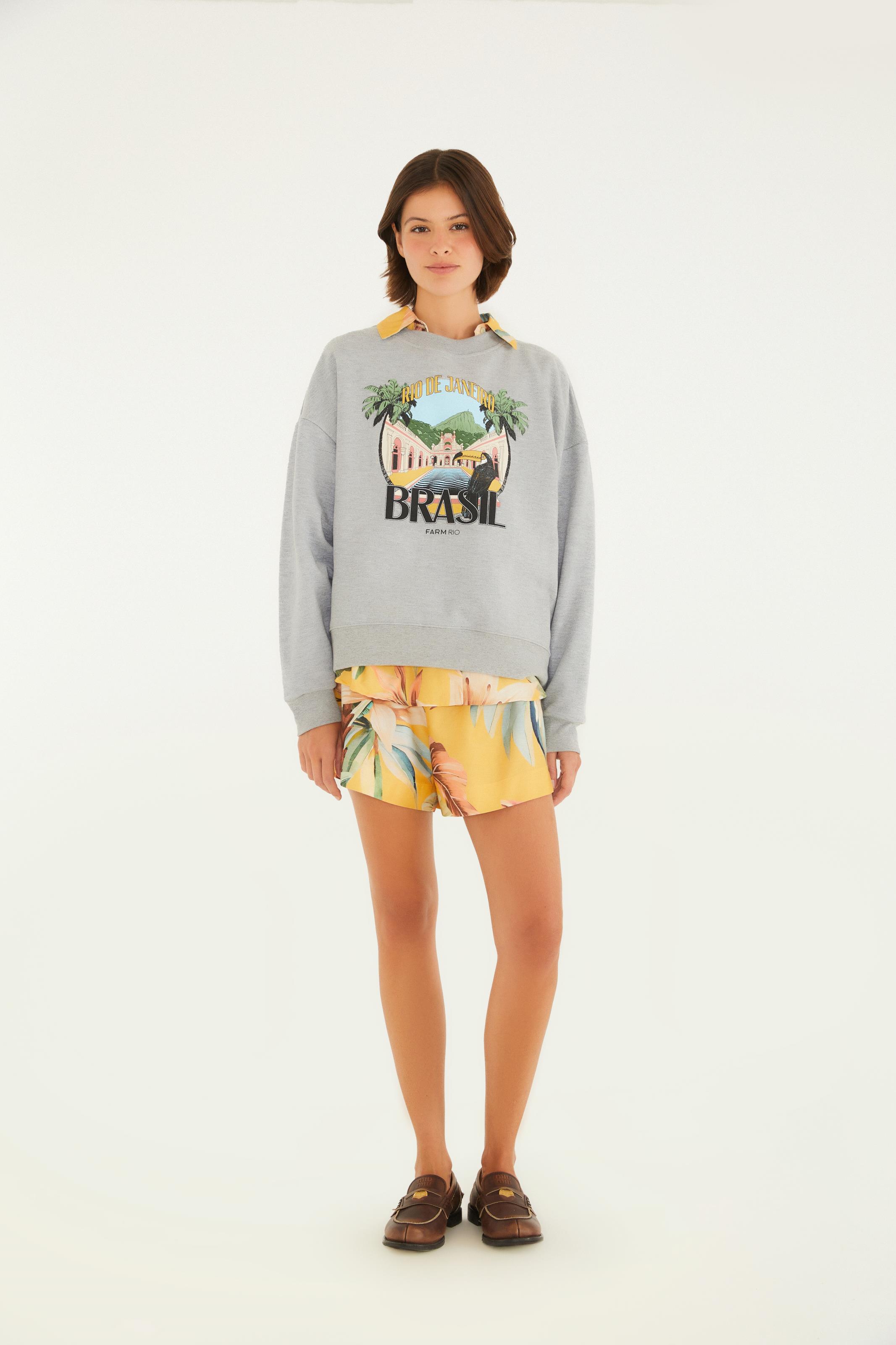 Short Estampado Tropicália
