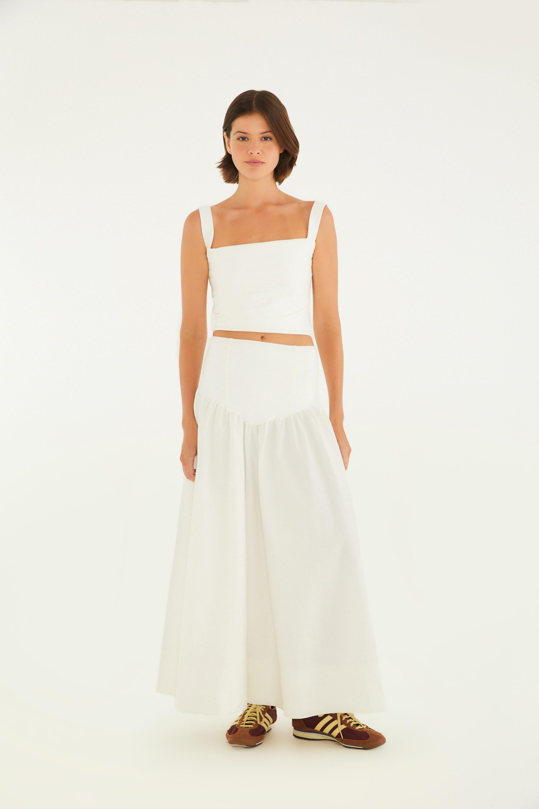 Blusa Decote Reto