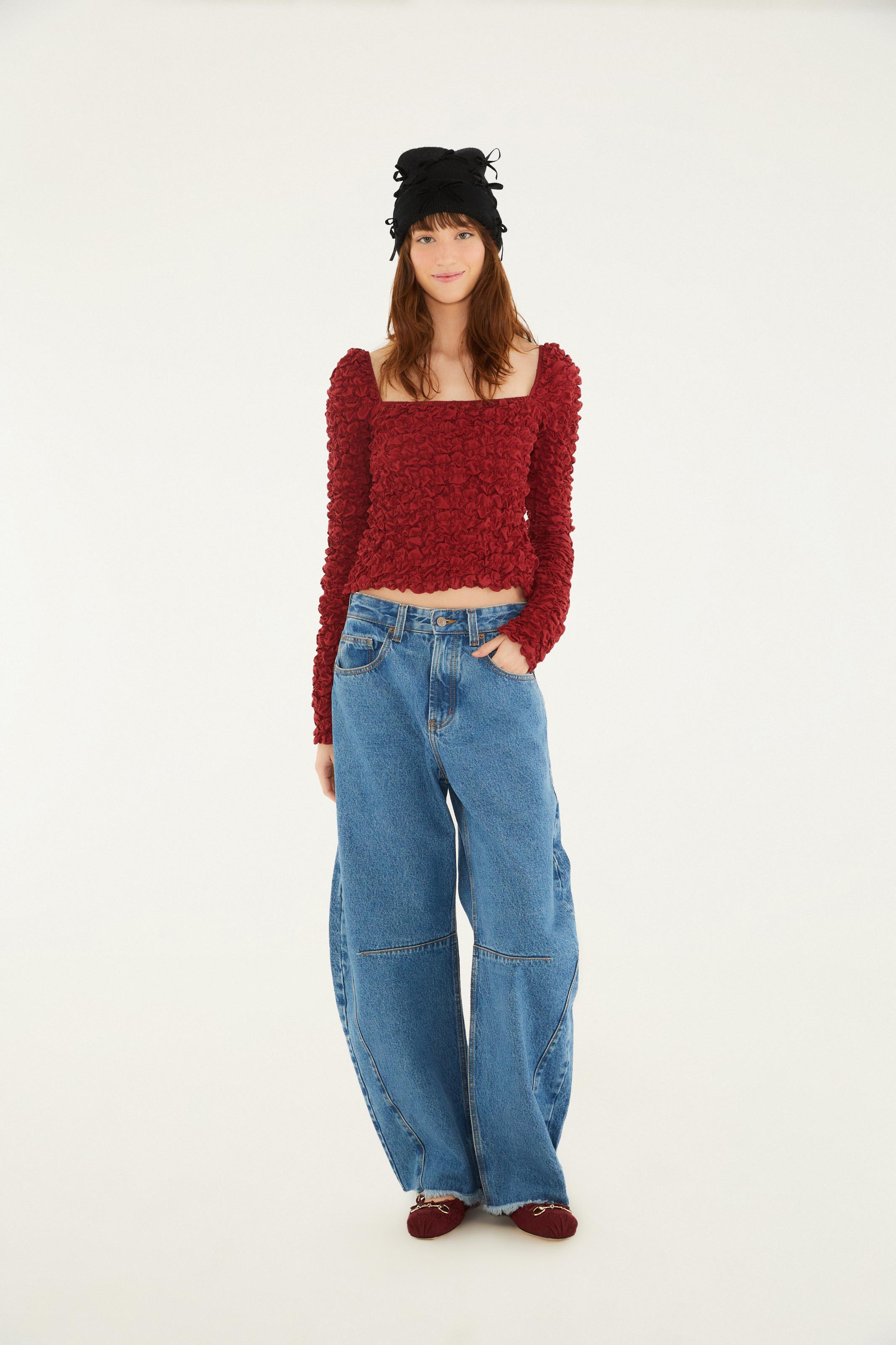 Calça Jeans Barrel