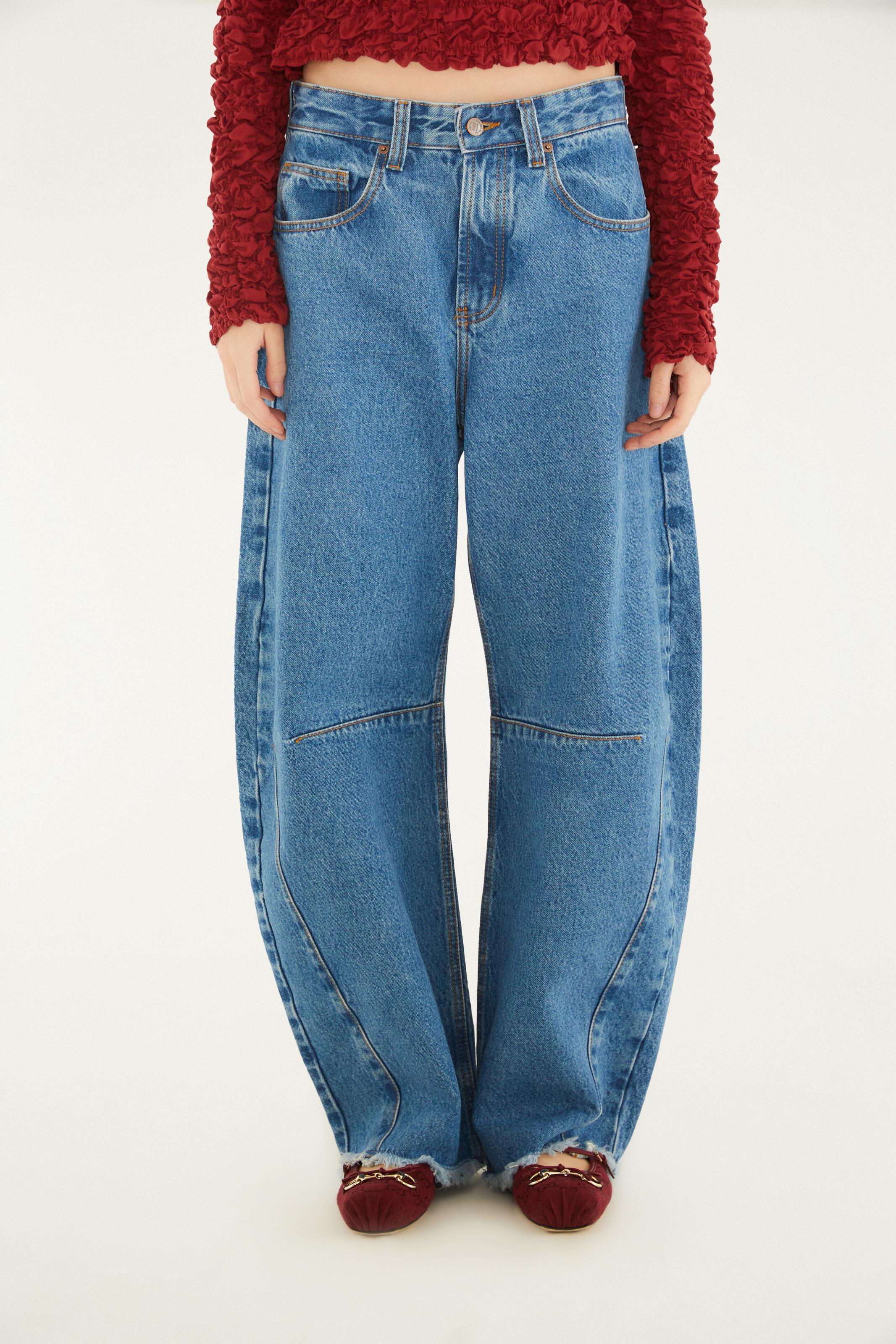 Calça Jeans Barrel