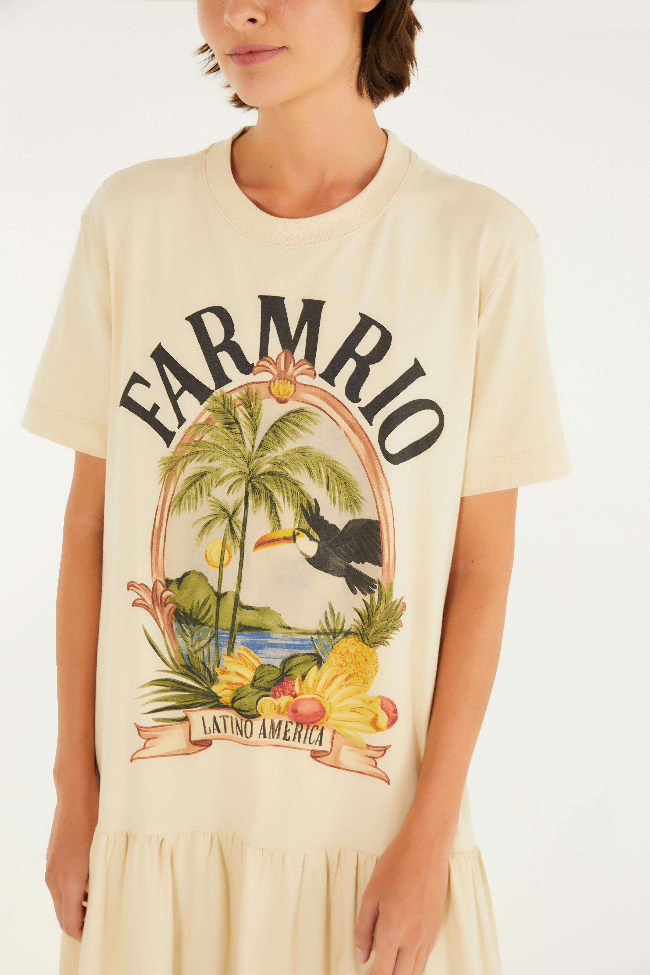 Vestido T-Shirt Cropped Latino América