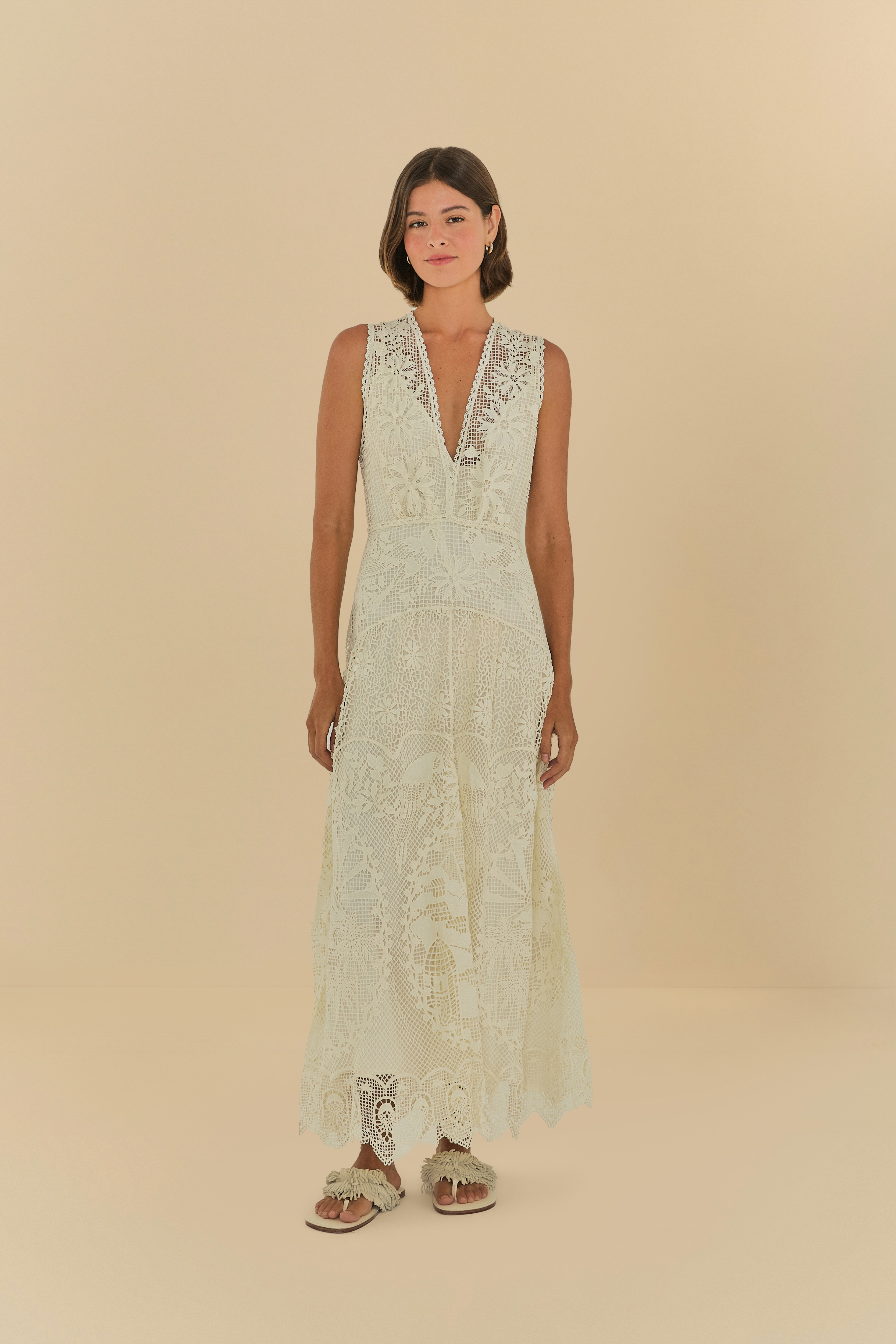 Vestido Guipure