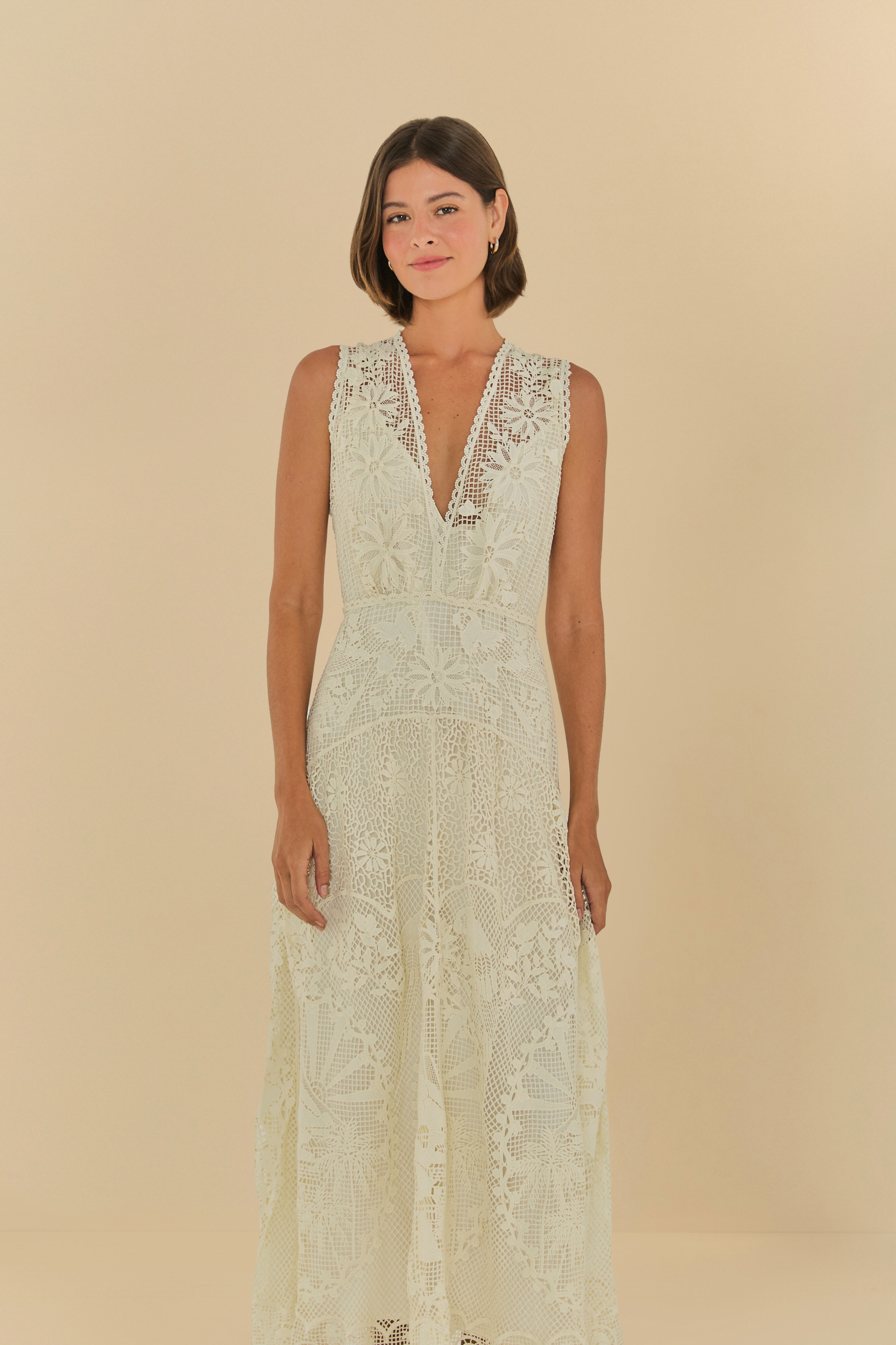 Vestido Guipure