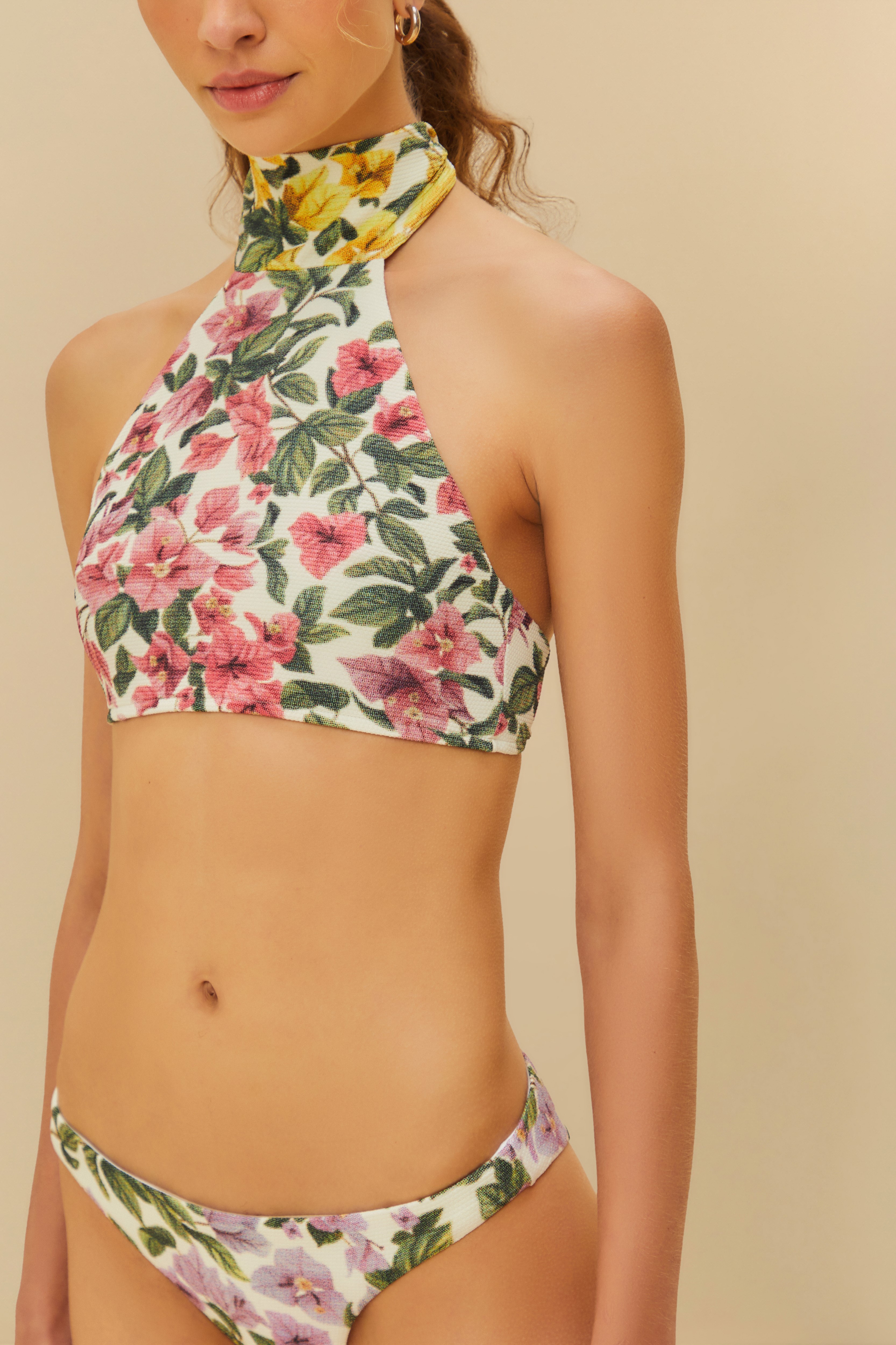 Biquíni Patch Estampado Bouganvillea Isadora Gallas