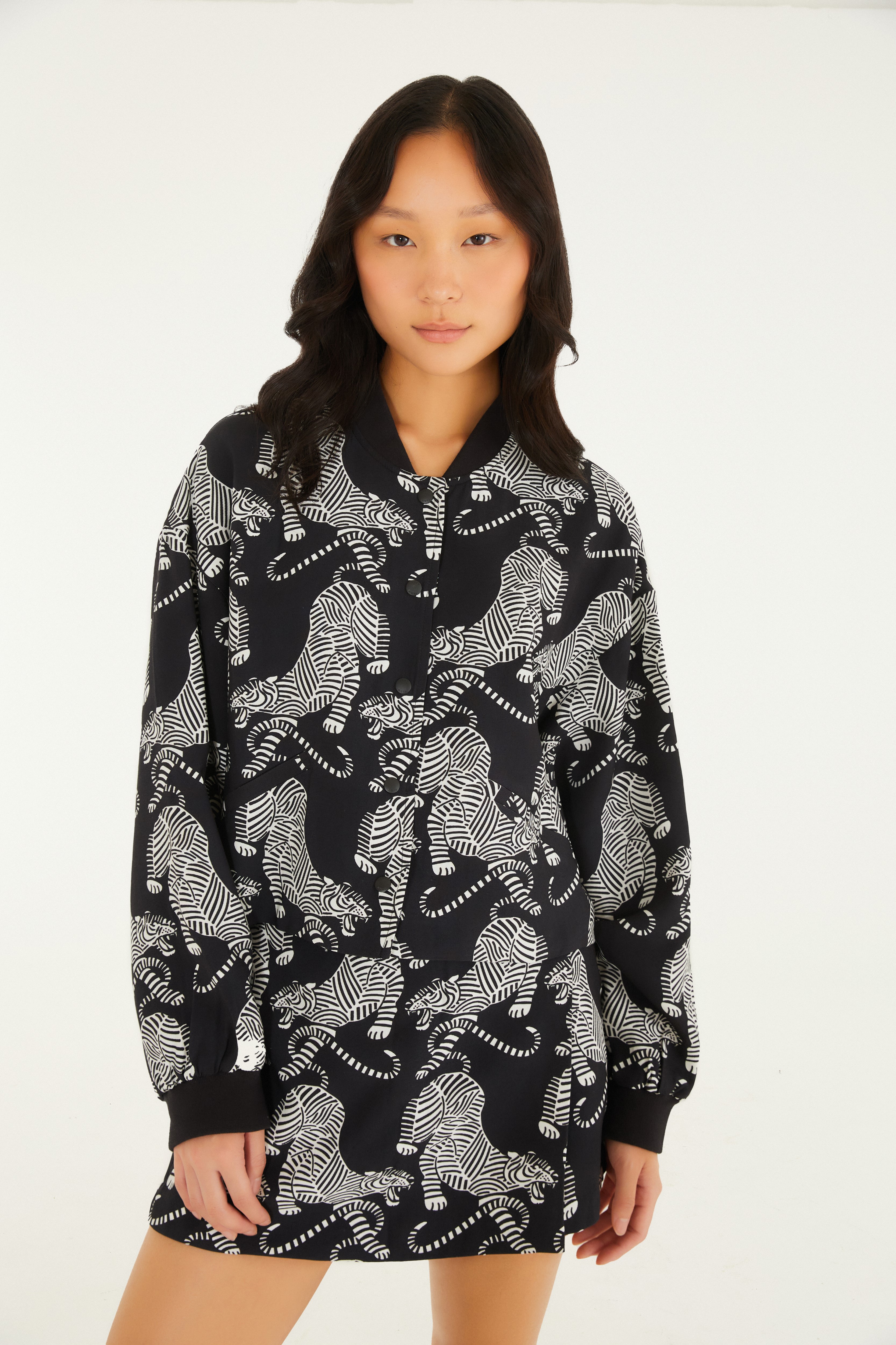 Bomber Estampada Tigres