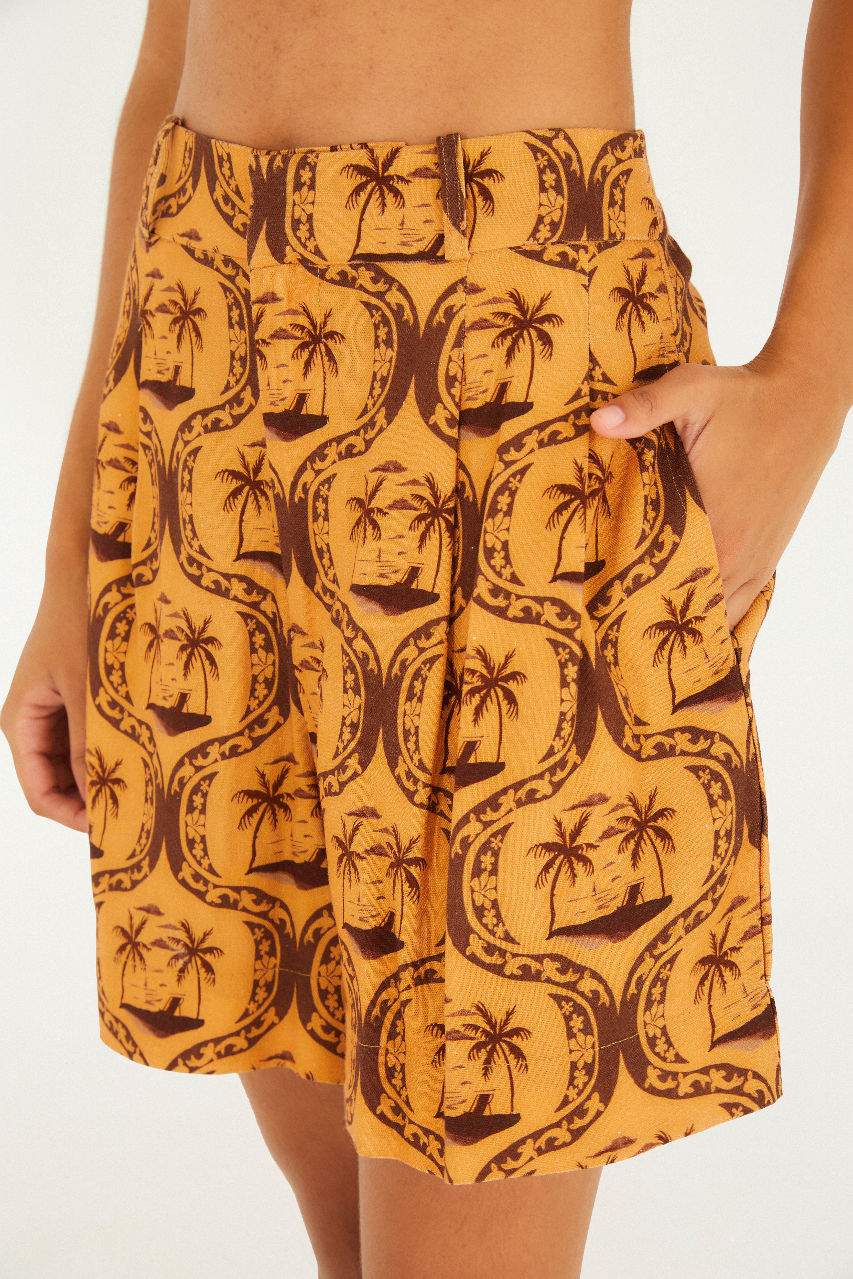 Bermuda Estampada Lembrança De Verão