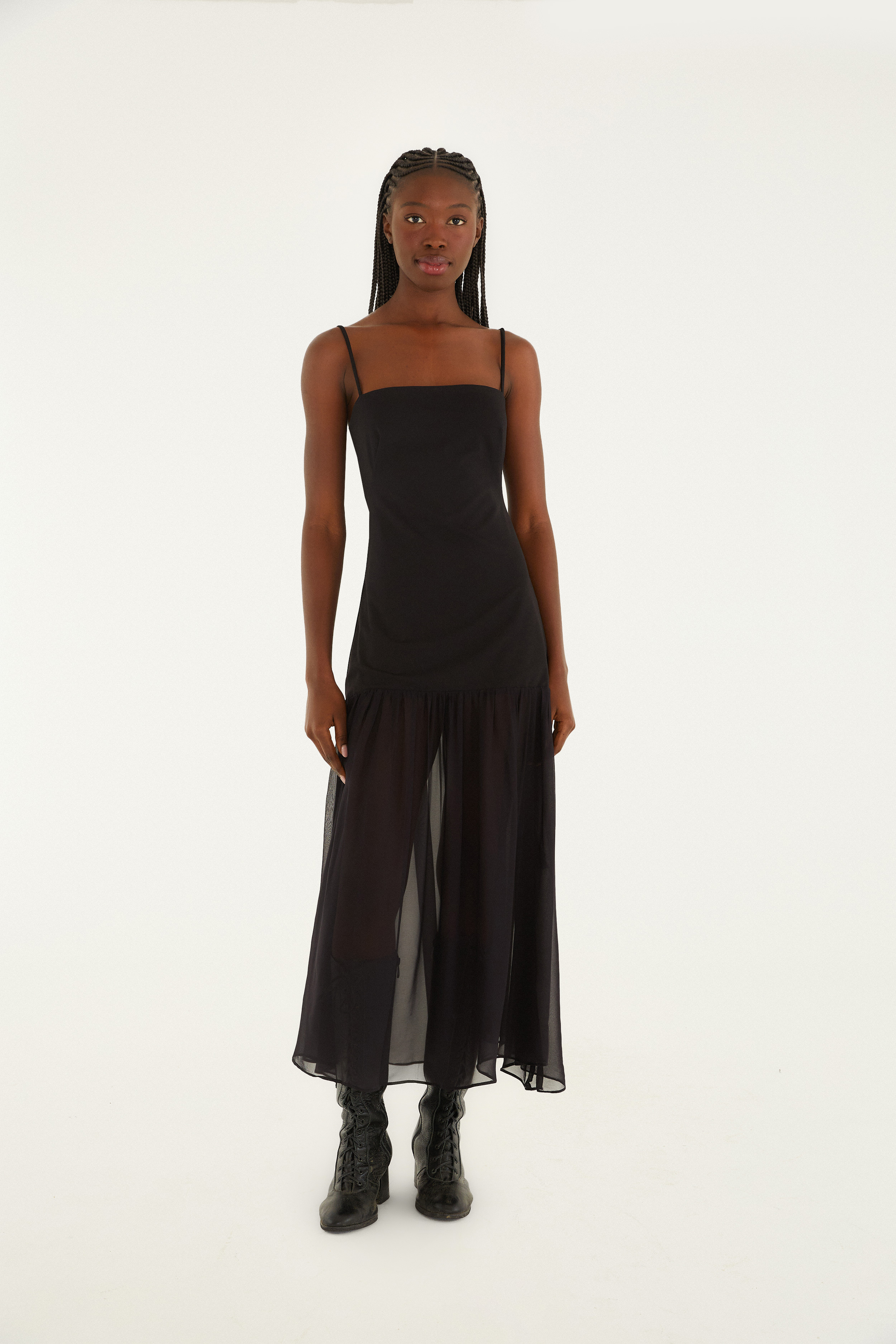 Vestido Longo Alcinhas