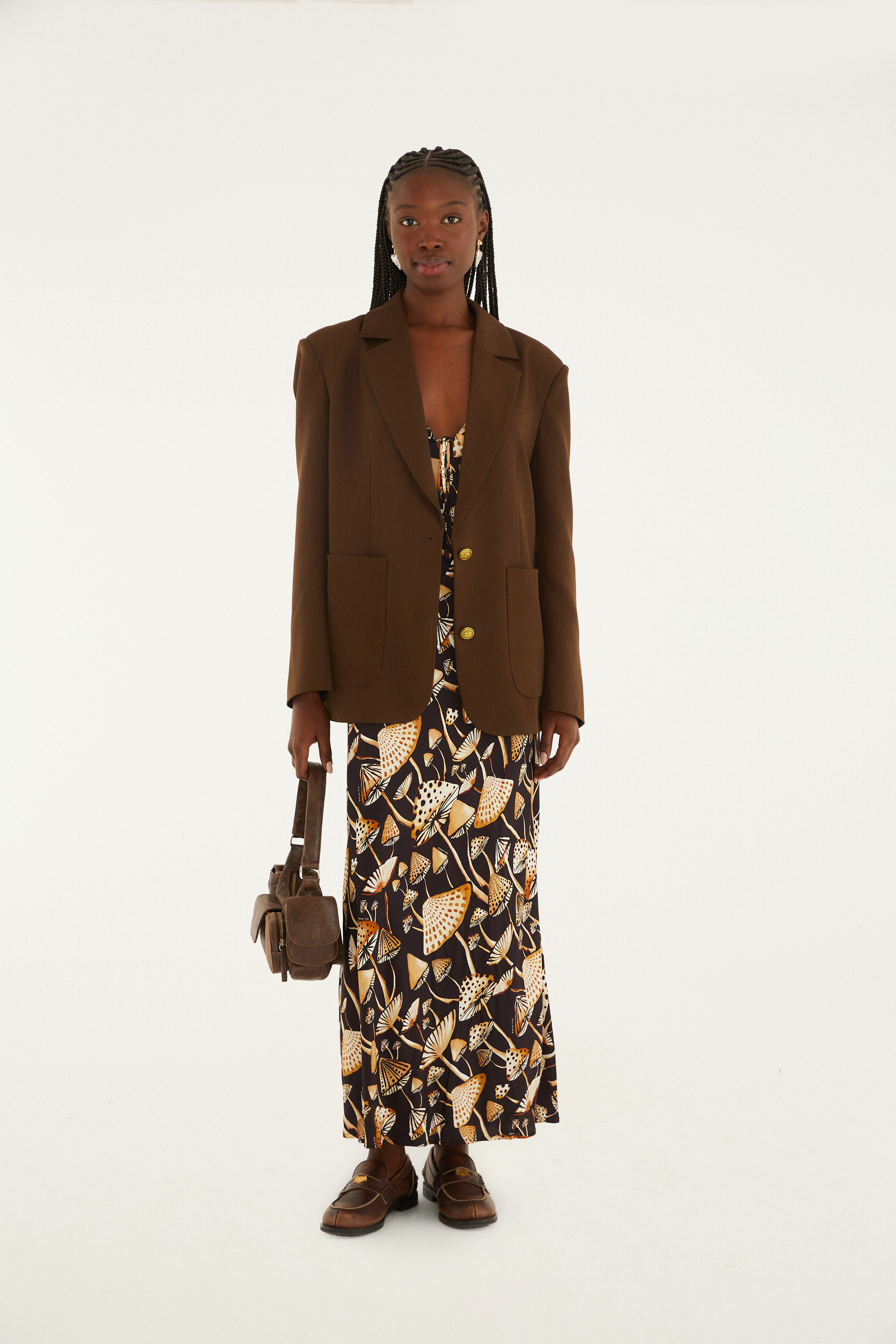 Vestido Cropped Estampado Cogu
