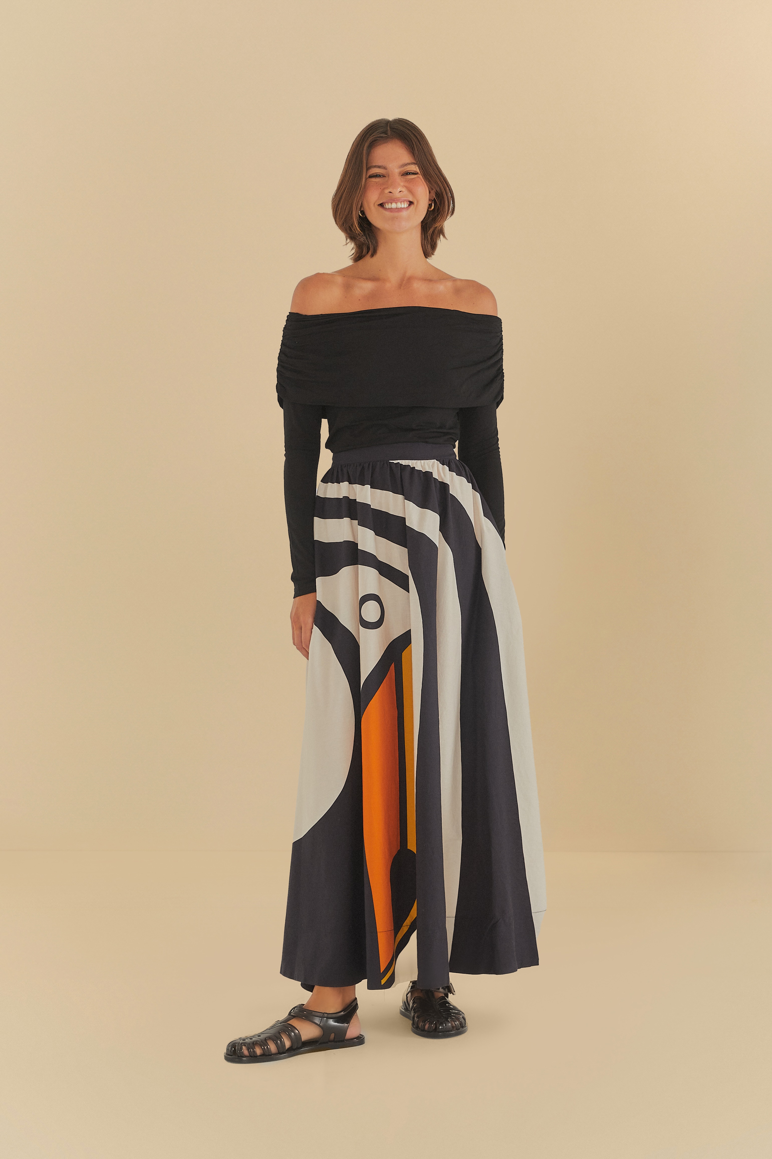 Saia Estampada Copatucano