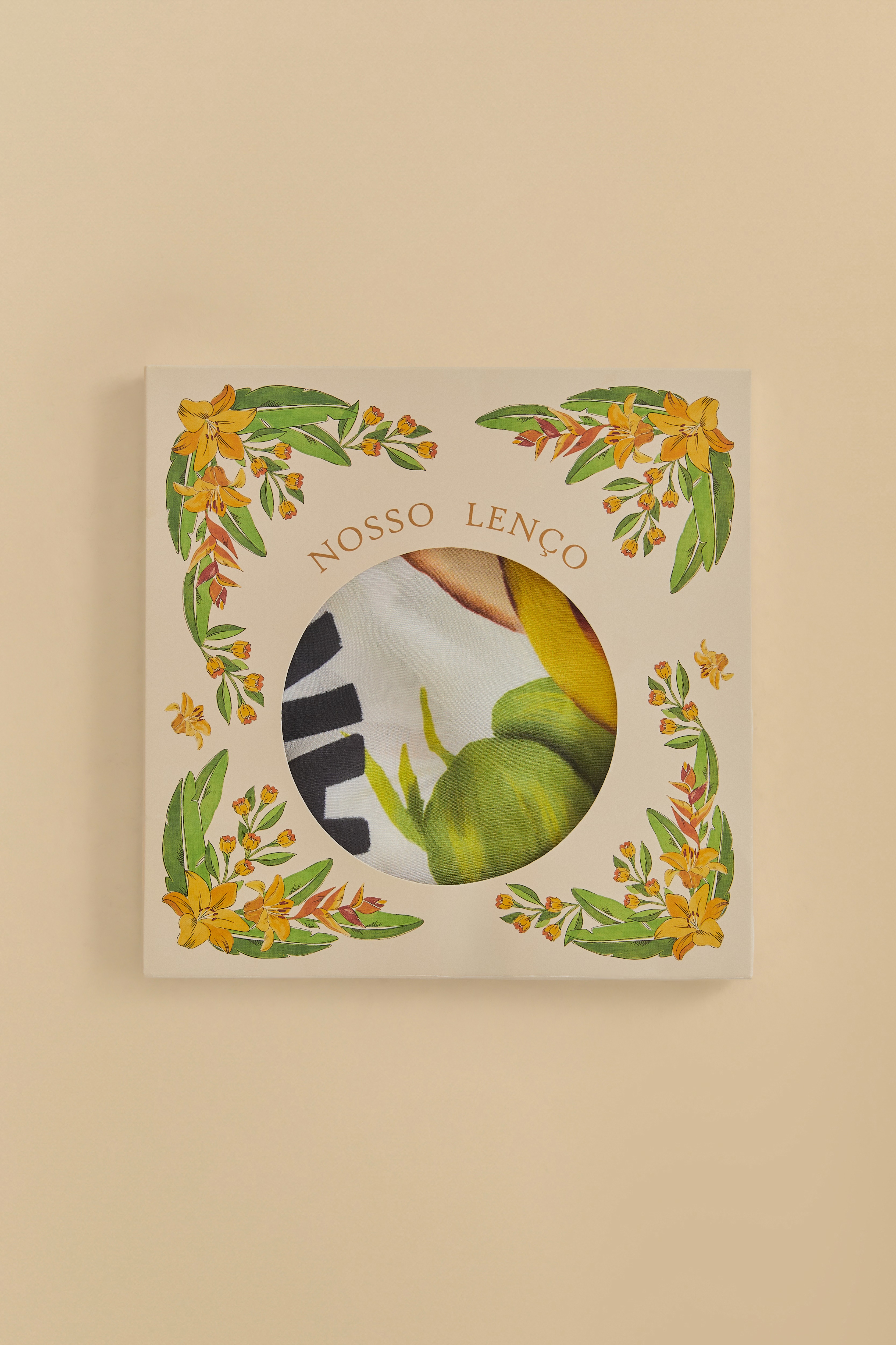 Lenço Estampado Coco Mi Amor