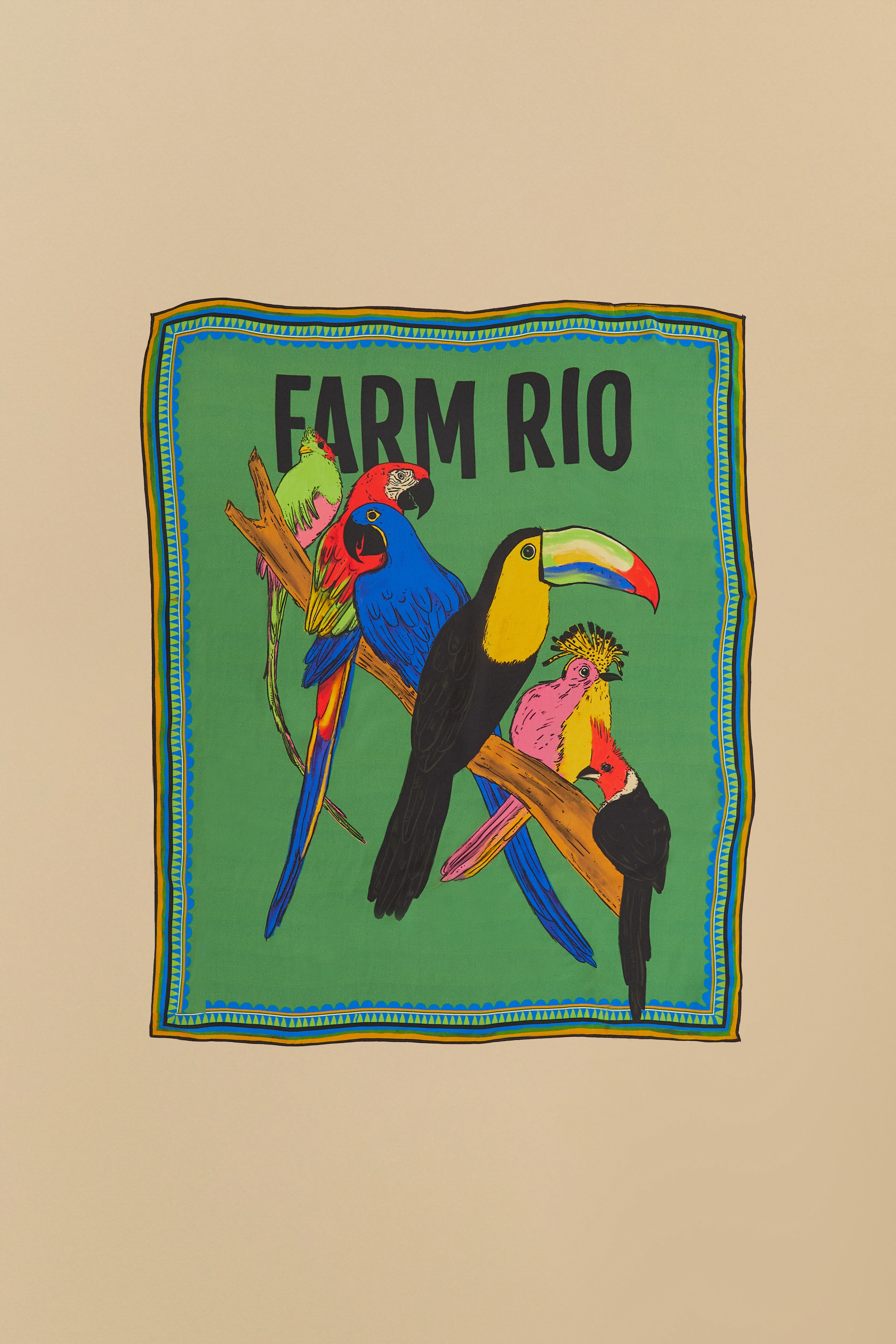 Lenço Estampado Farm Rio Natureza
