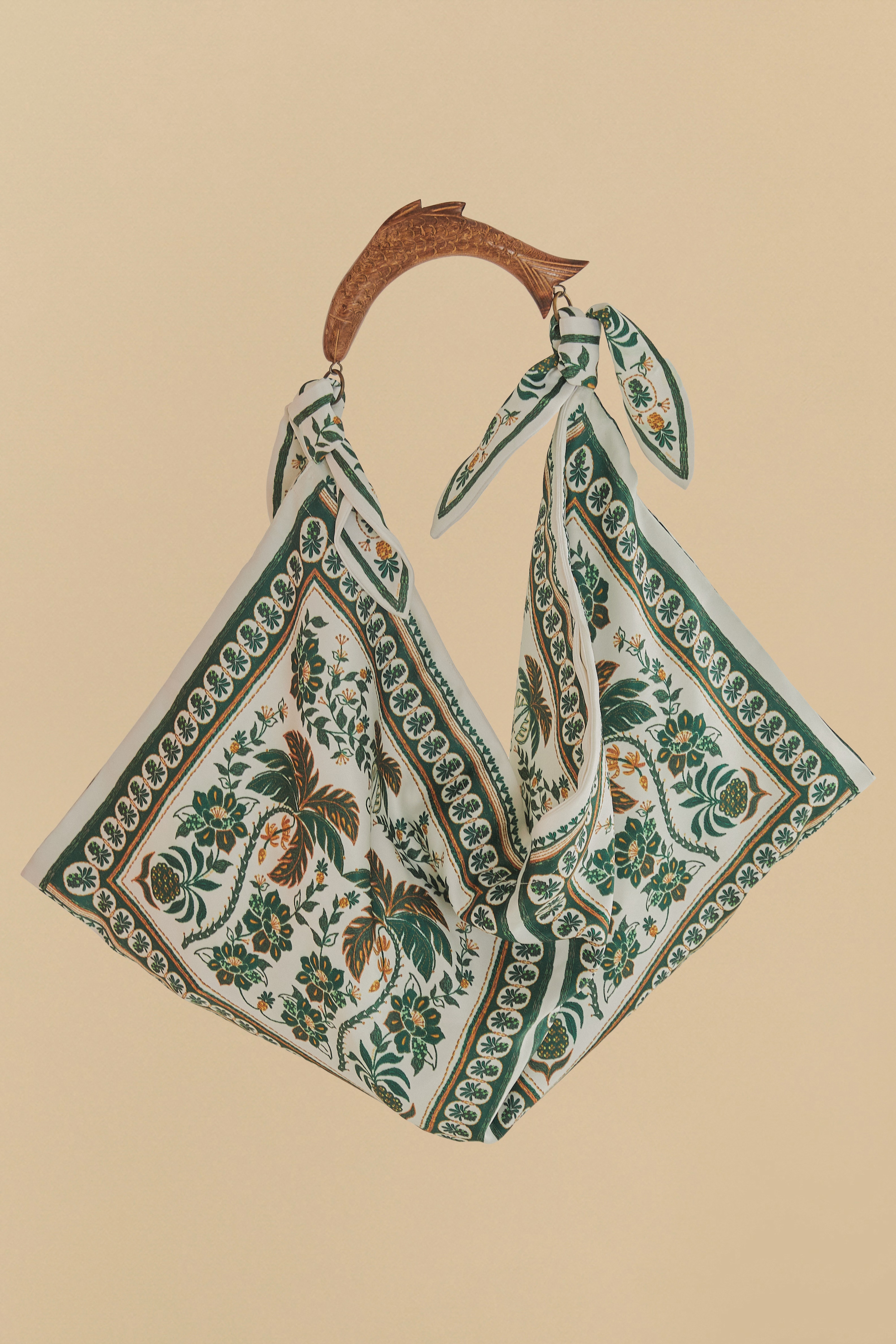 Bolsa Lenço Estampada Mari