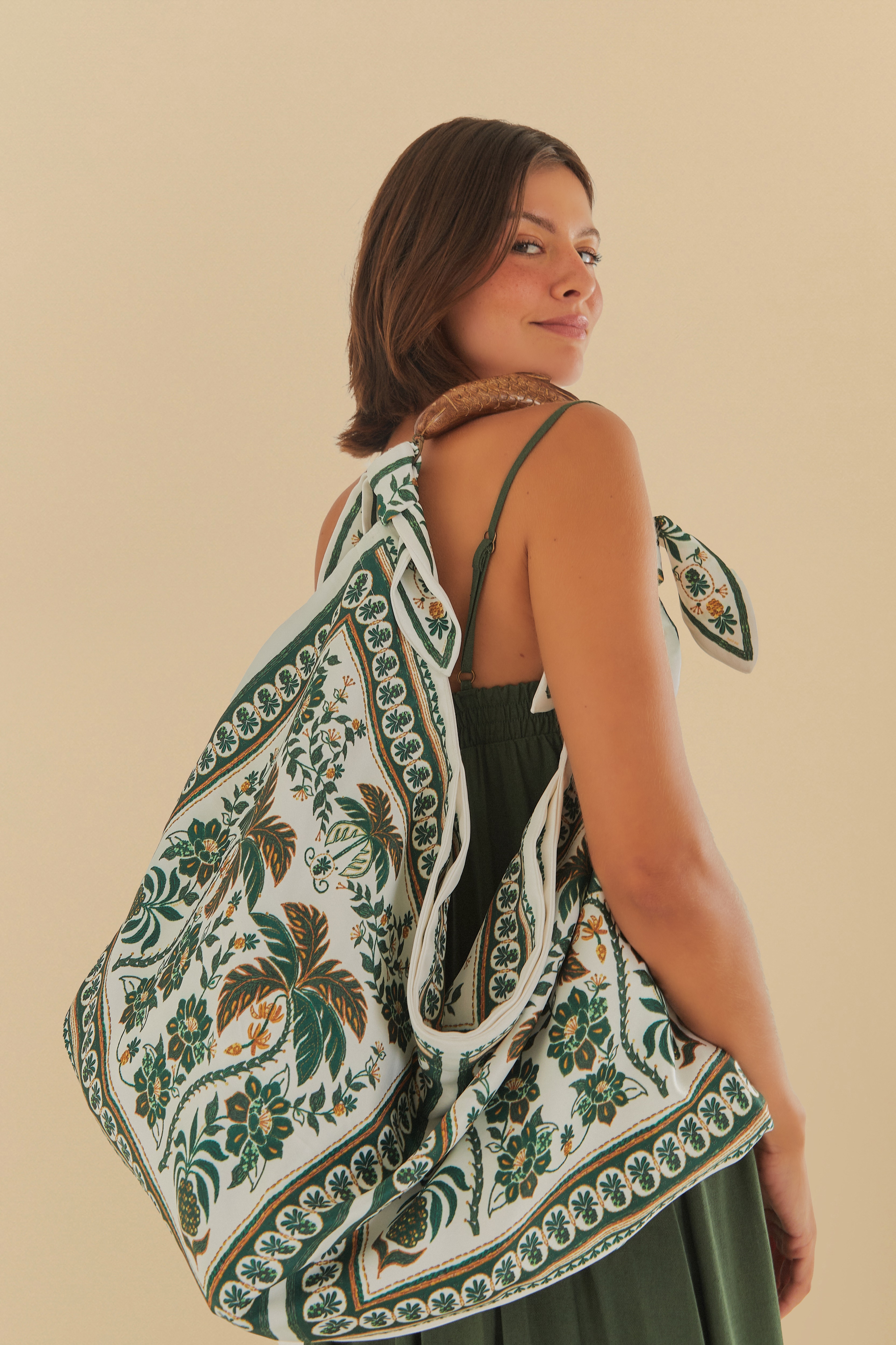 Bolsa Lenço Estampada Mari