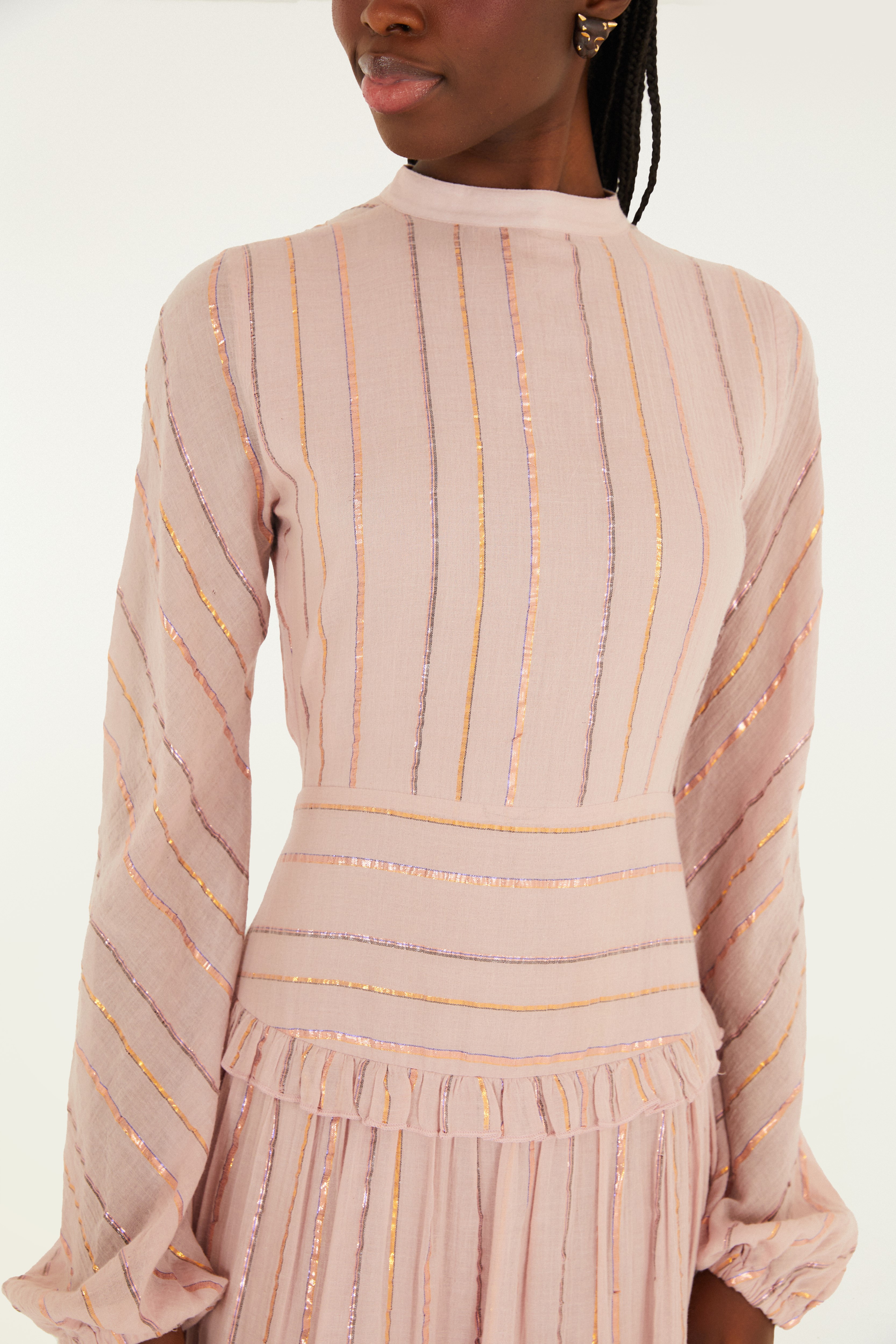 Vestido Artesanal Listra Lurex