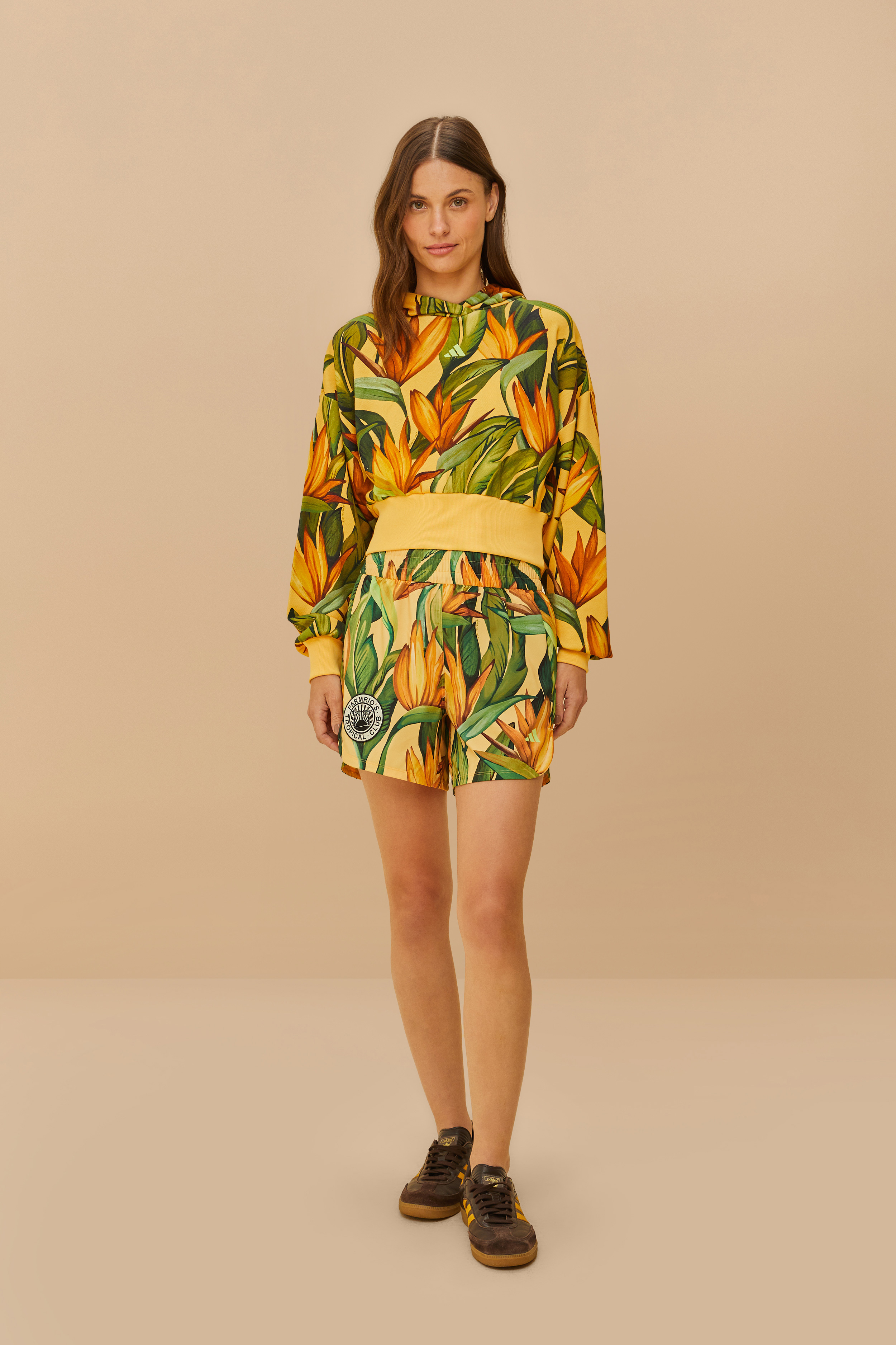 Casaco Cropped Adidas Bird Of Paradise