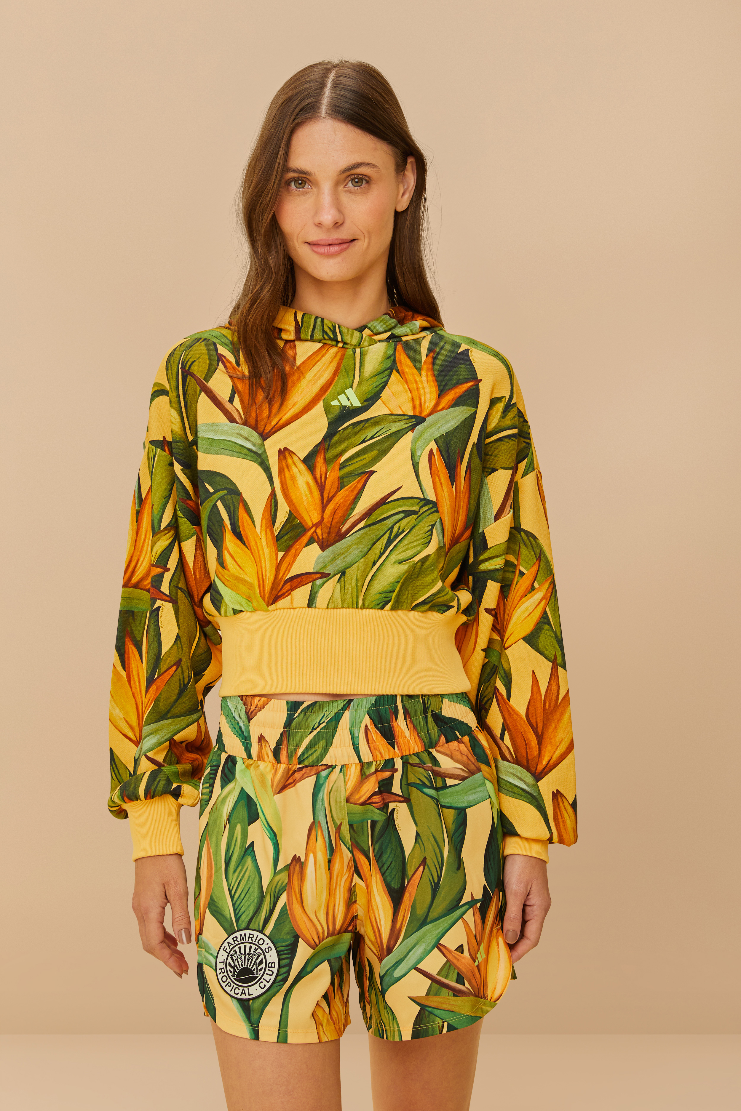 Casaco Cropped Adidas Bird Of Paradise