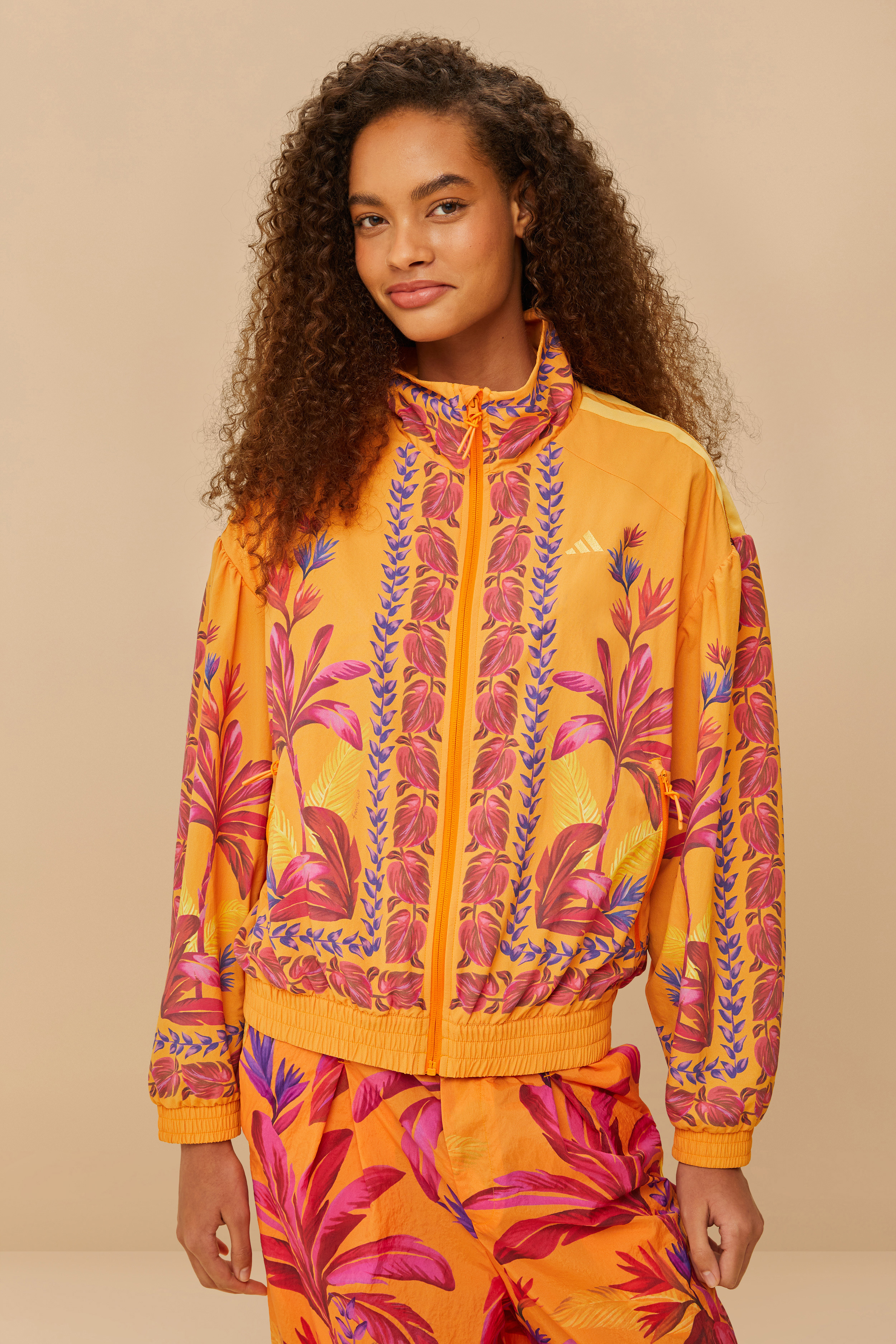 Jaqueta Adidas Tropical Breeze Laranja
