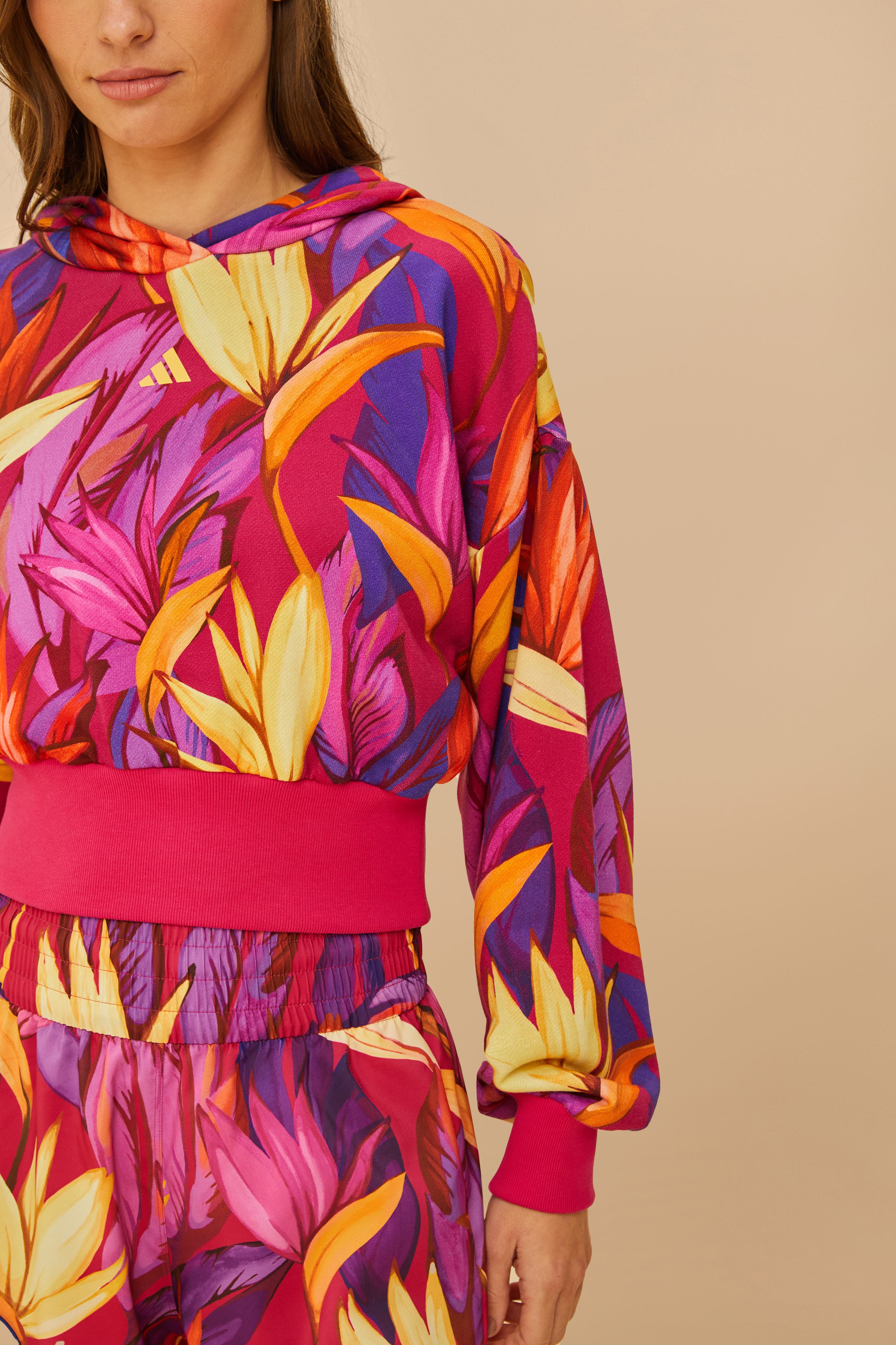 Casaco Adidas Bird Of Paradise Roxo
