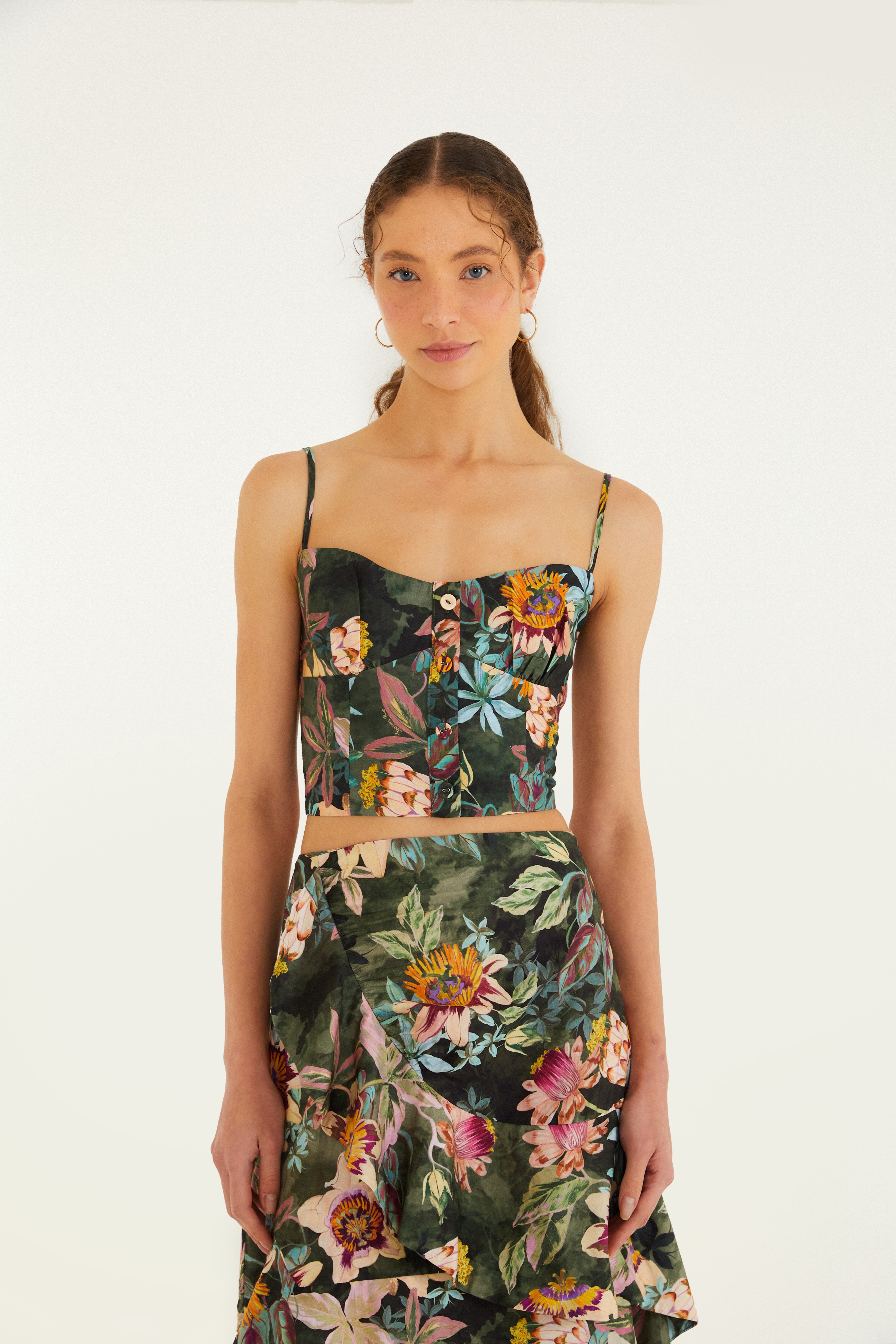 Blusa Estampada Floral Gracioso