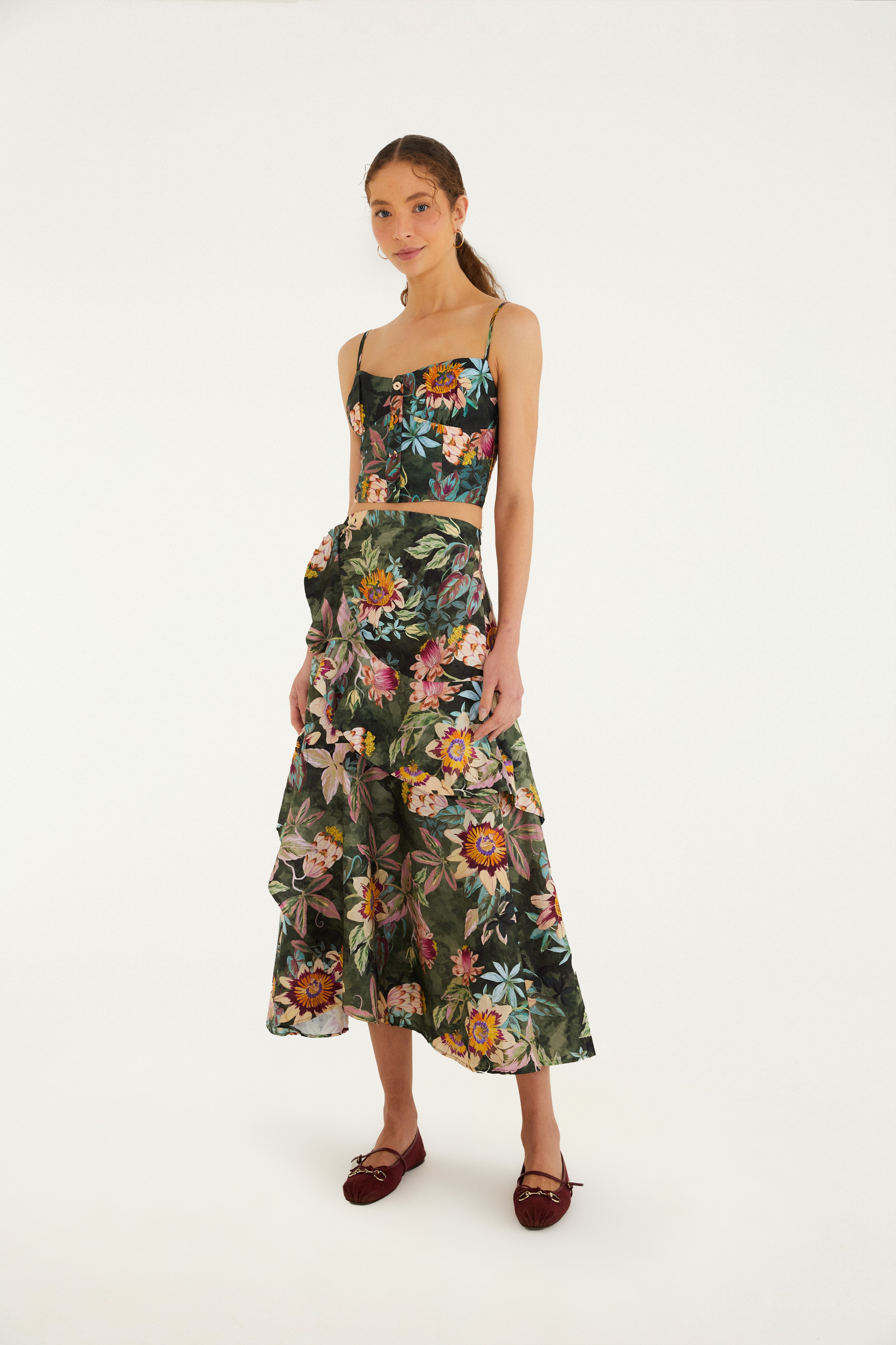 Blusa Estampada Floral Gracioso