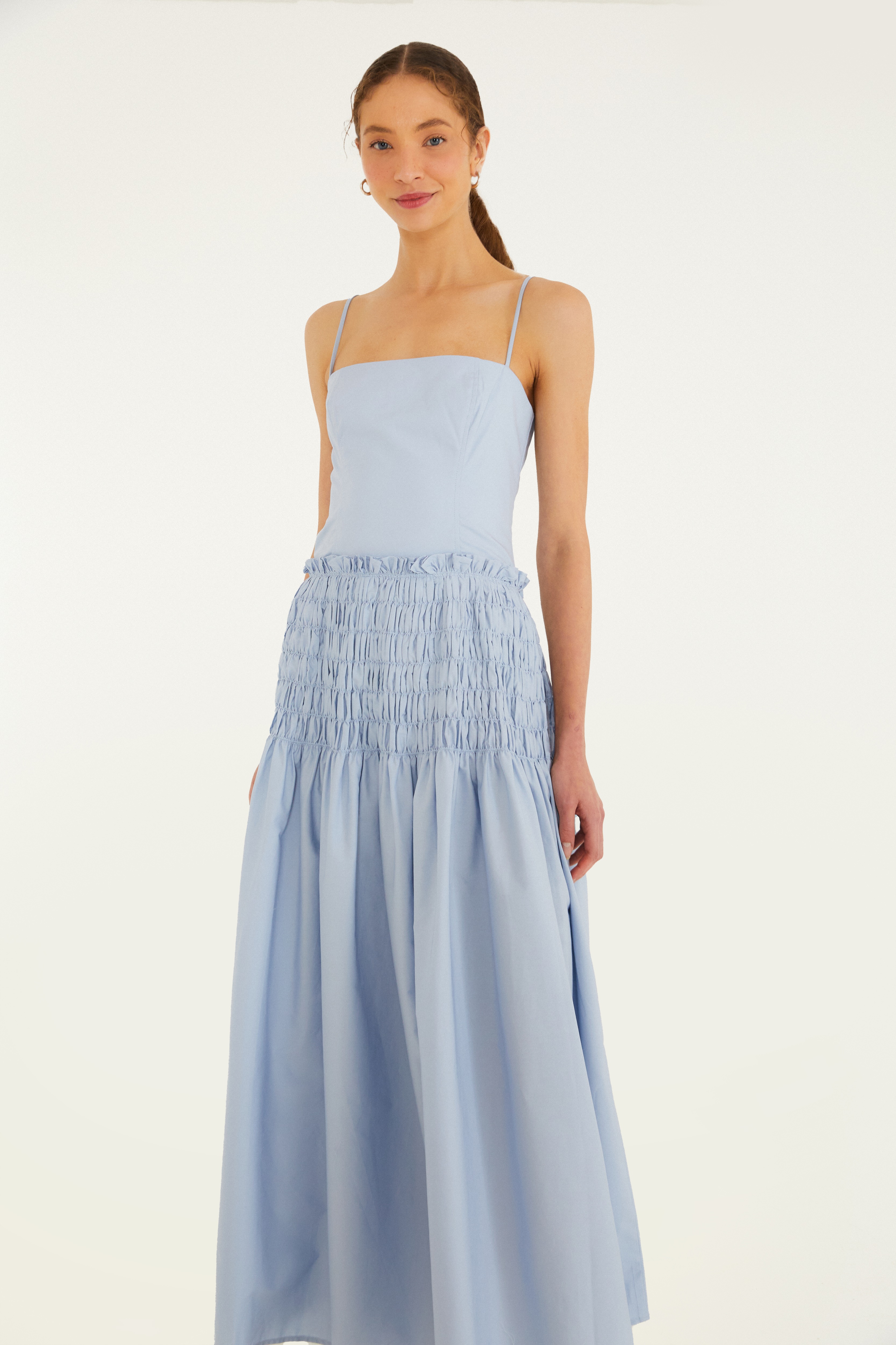 Vestido Lastex Longo