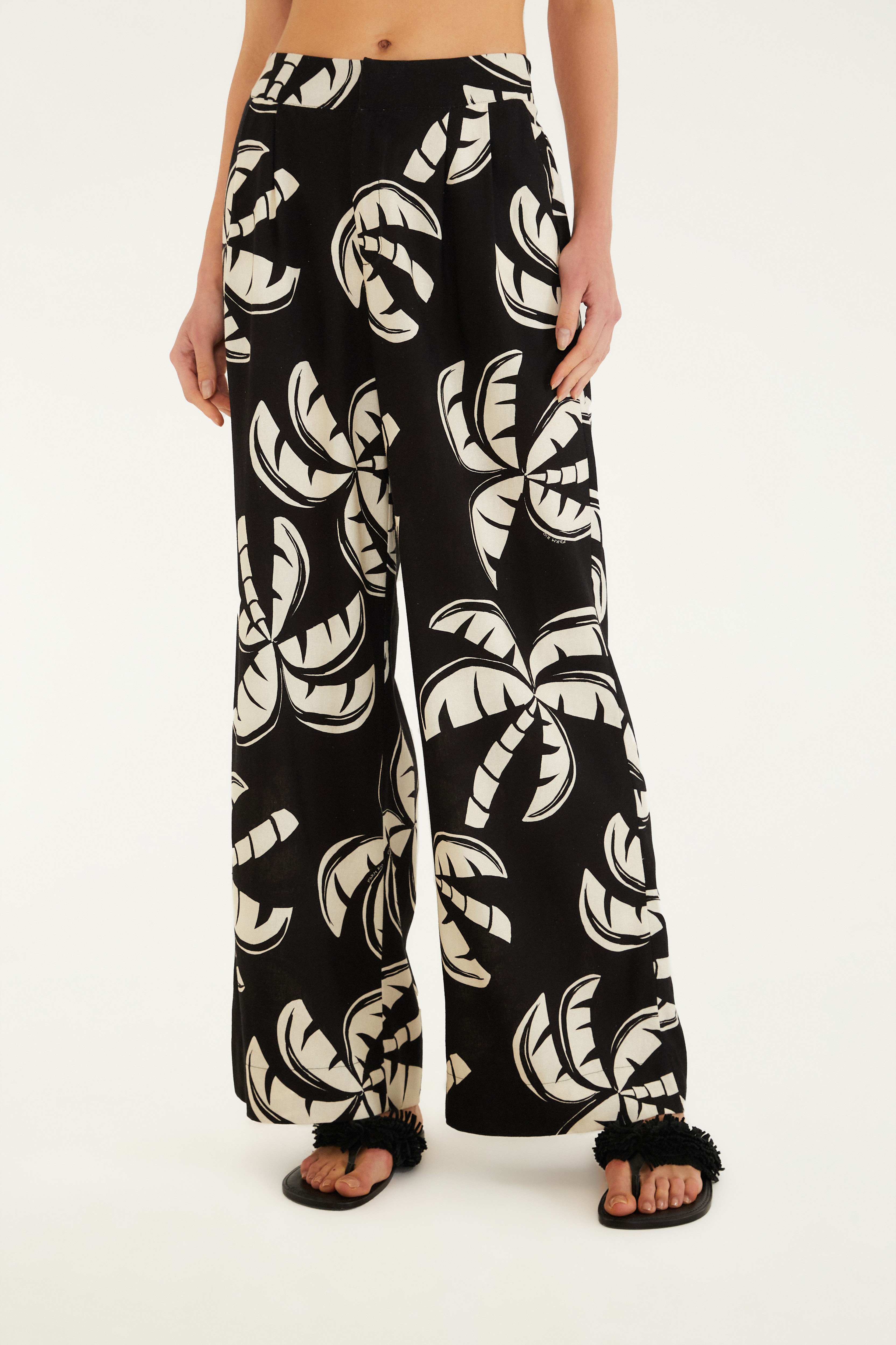 Calça Estampada Coqueirada