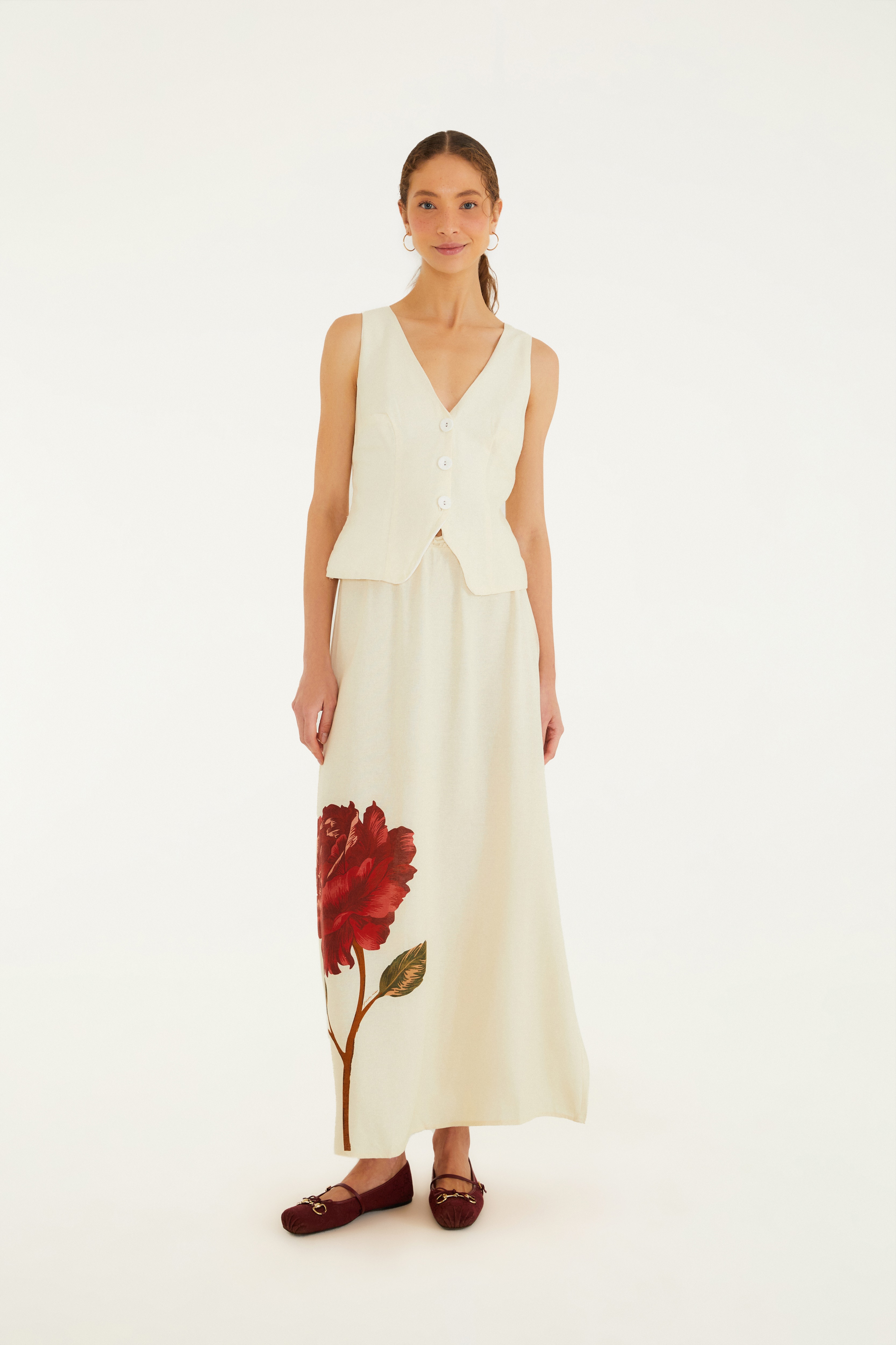 Colete Flor Rosália