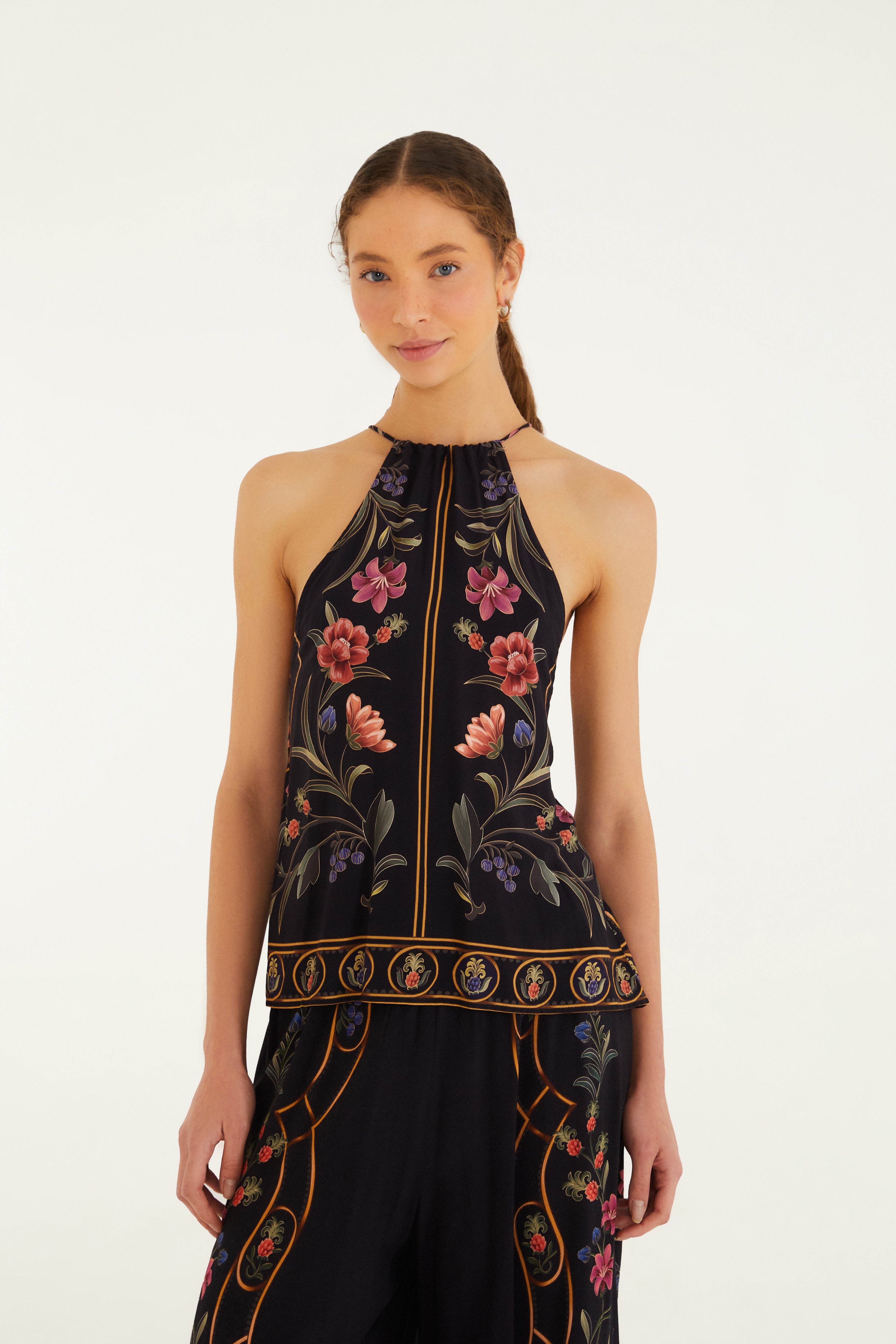 Regata Estampada Floral Belle