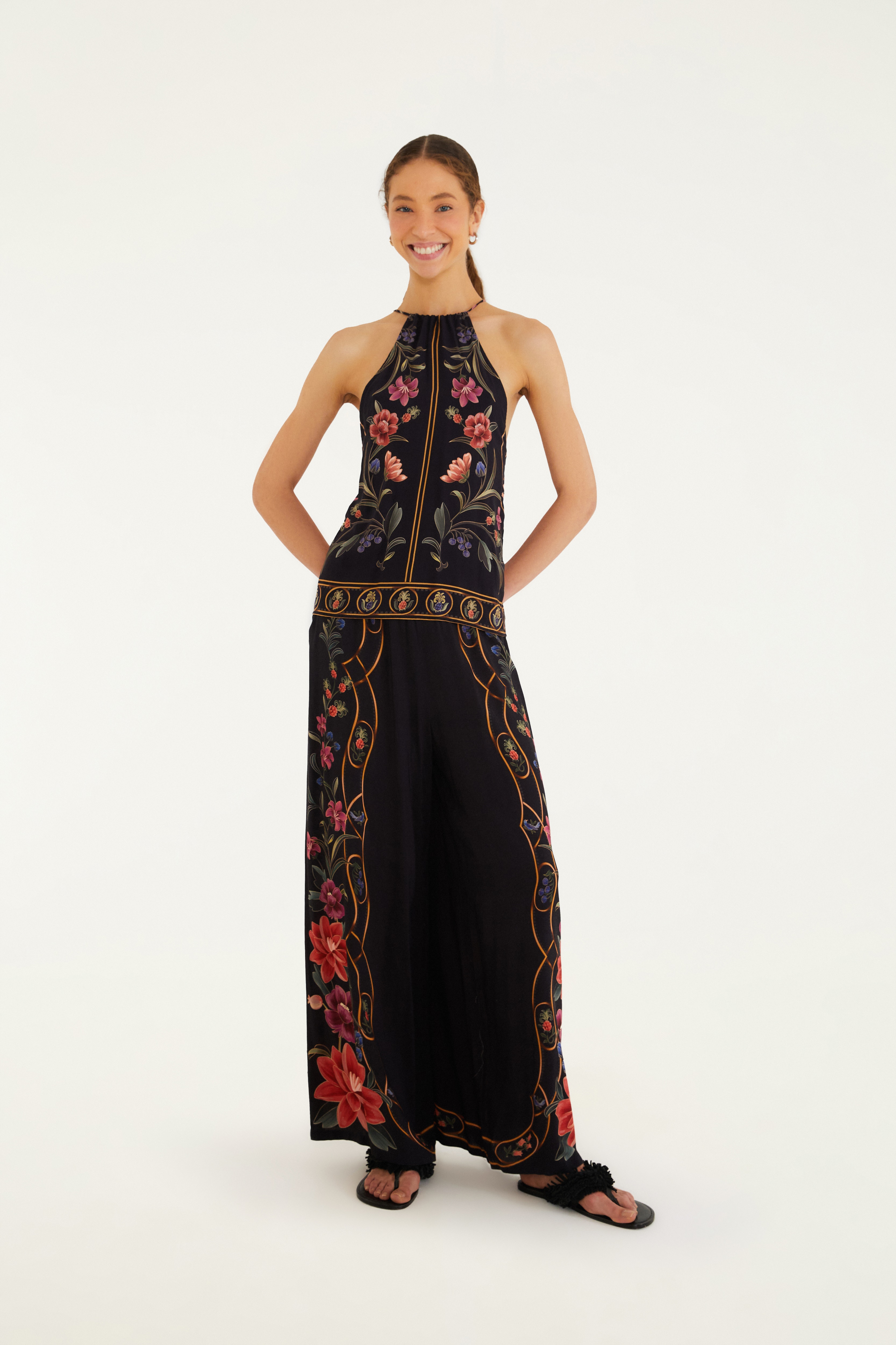 Regata Estampada Floral Belle