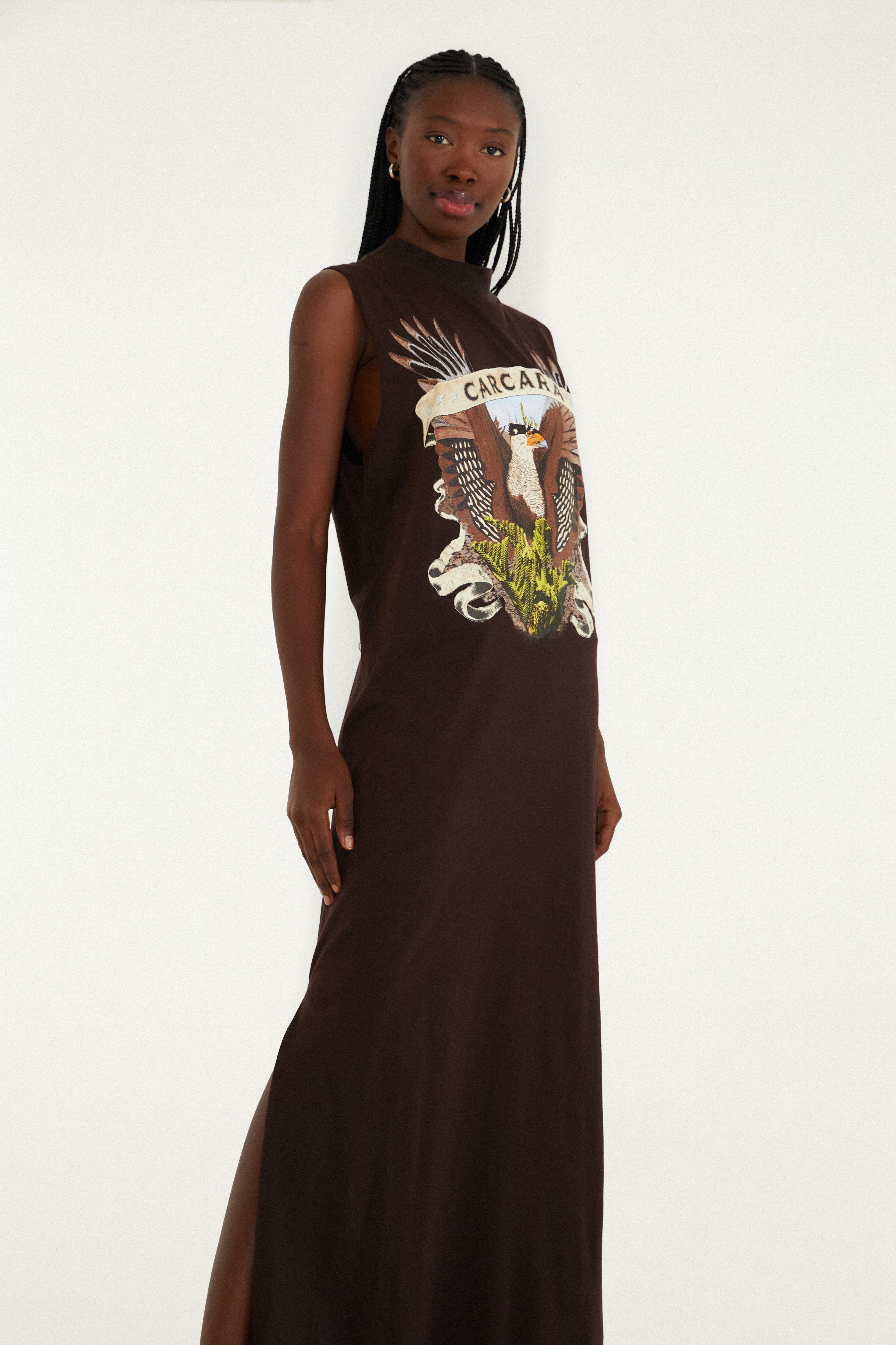 Vestido Gola Carcara