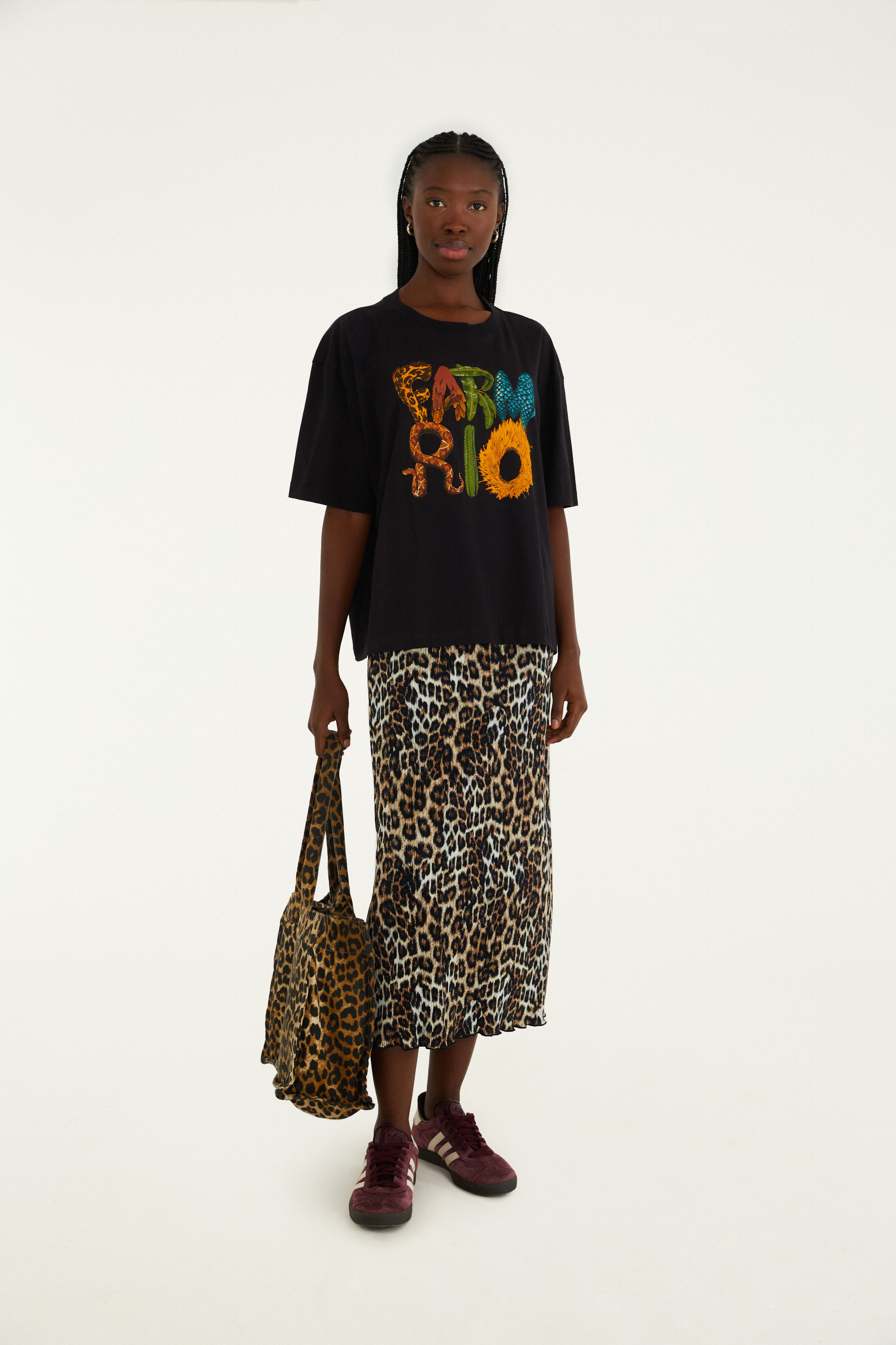 T-Shirt Quadrada Farm Rio Bichos