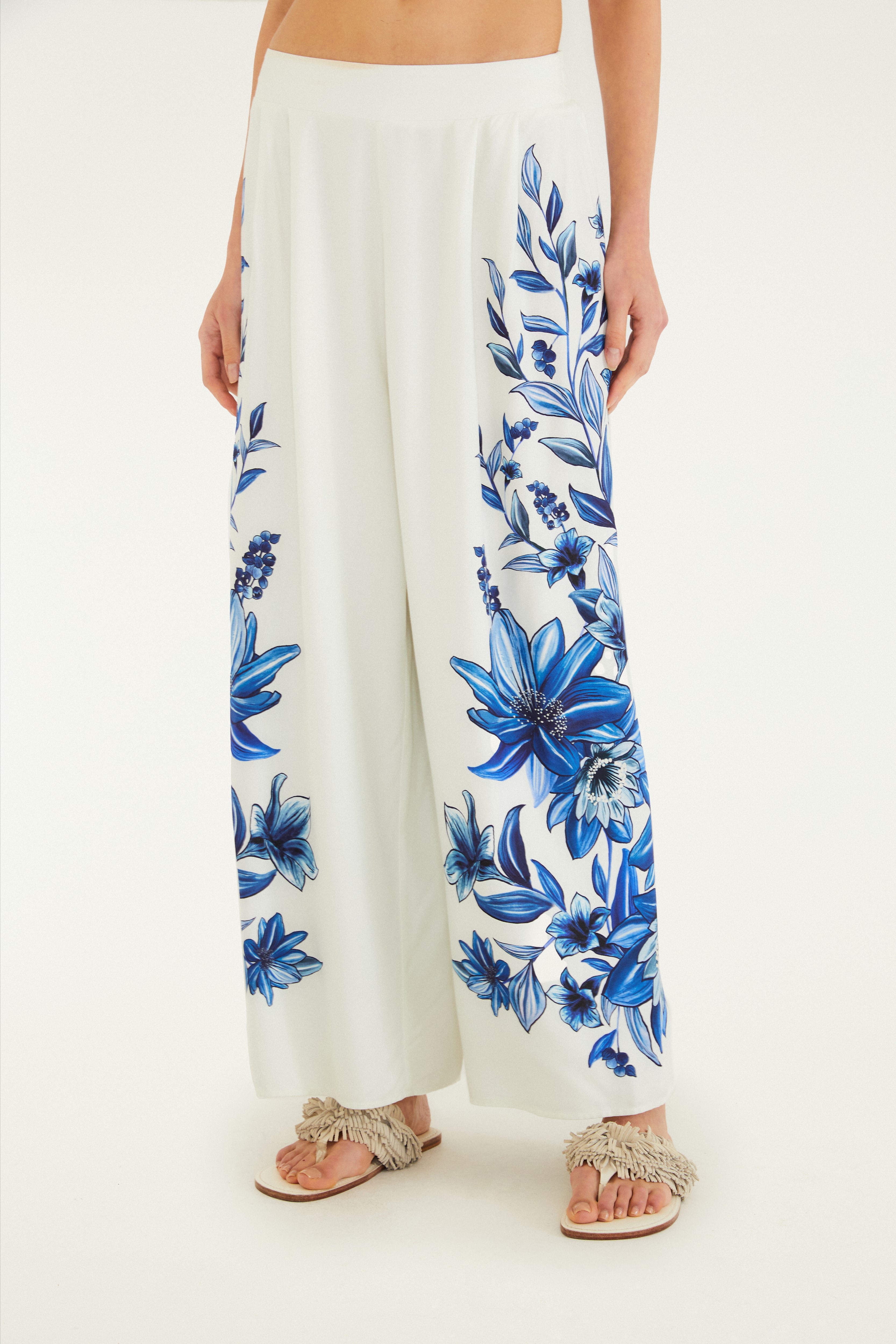 Calça Estampada Floral Tati