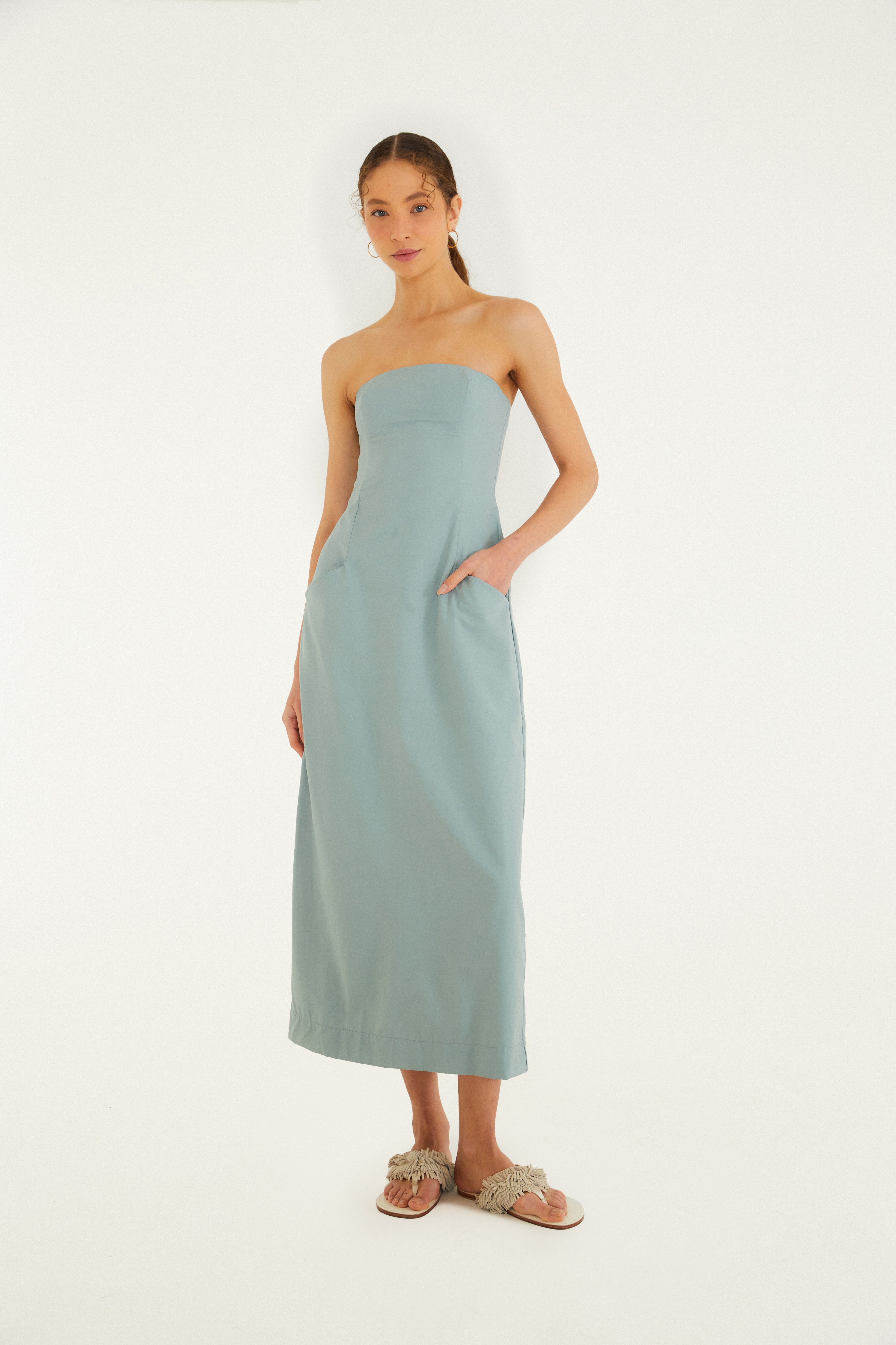 Vestido Reto Alfaiataria