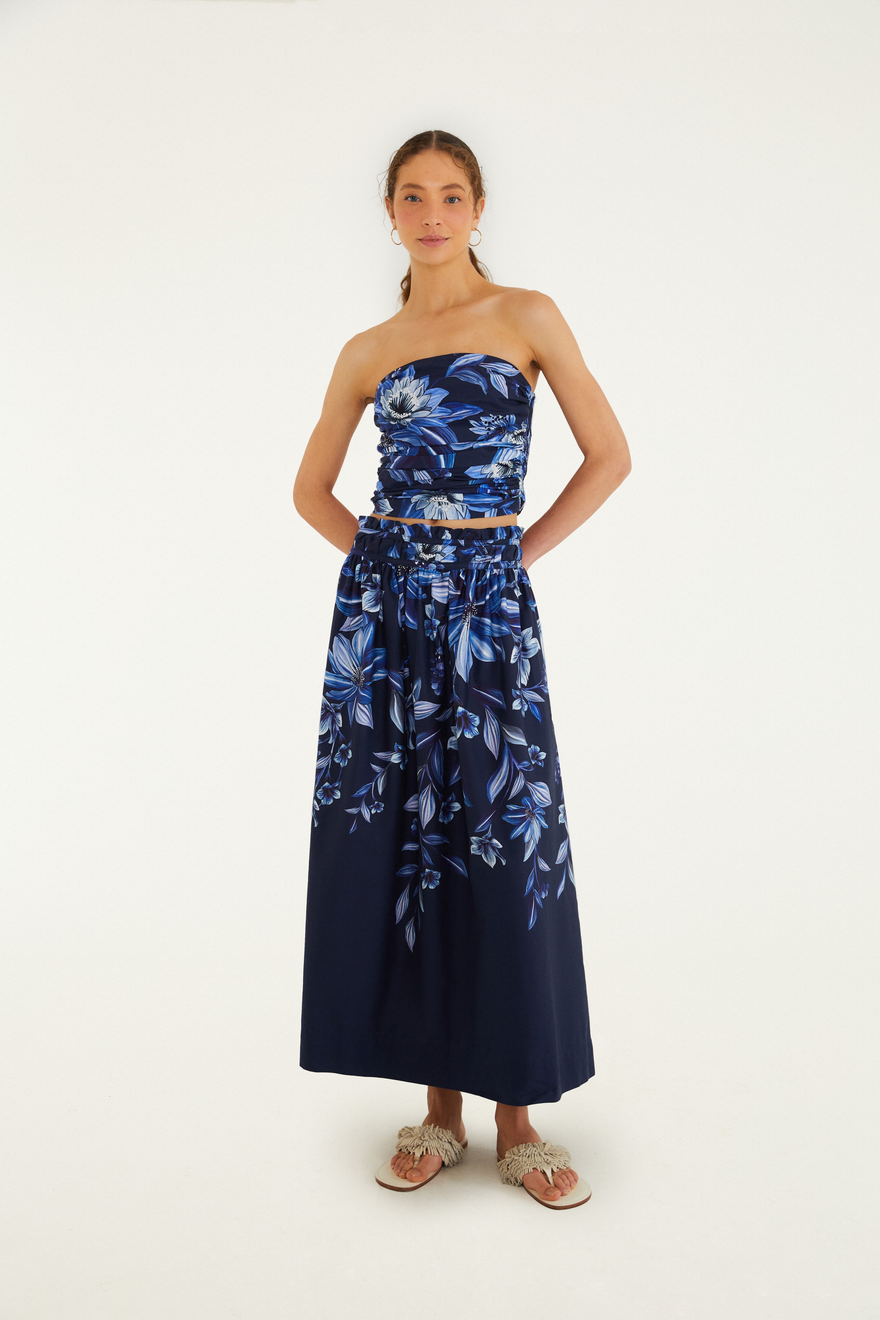 Blusa Floral Estampada Tati