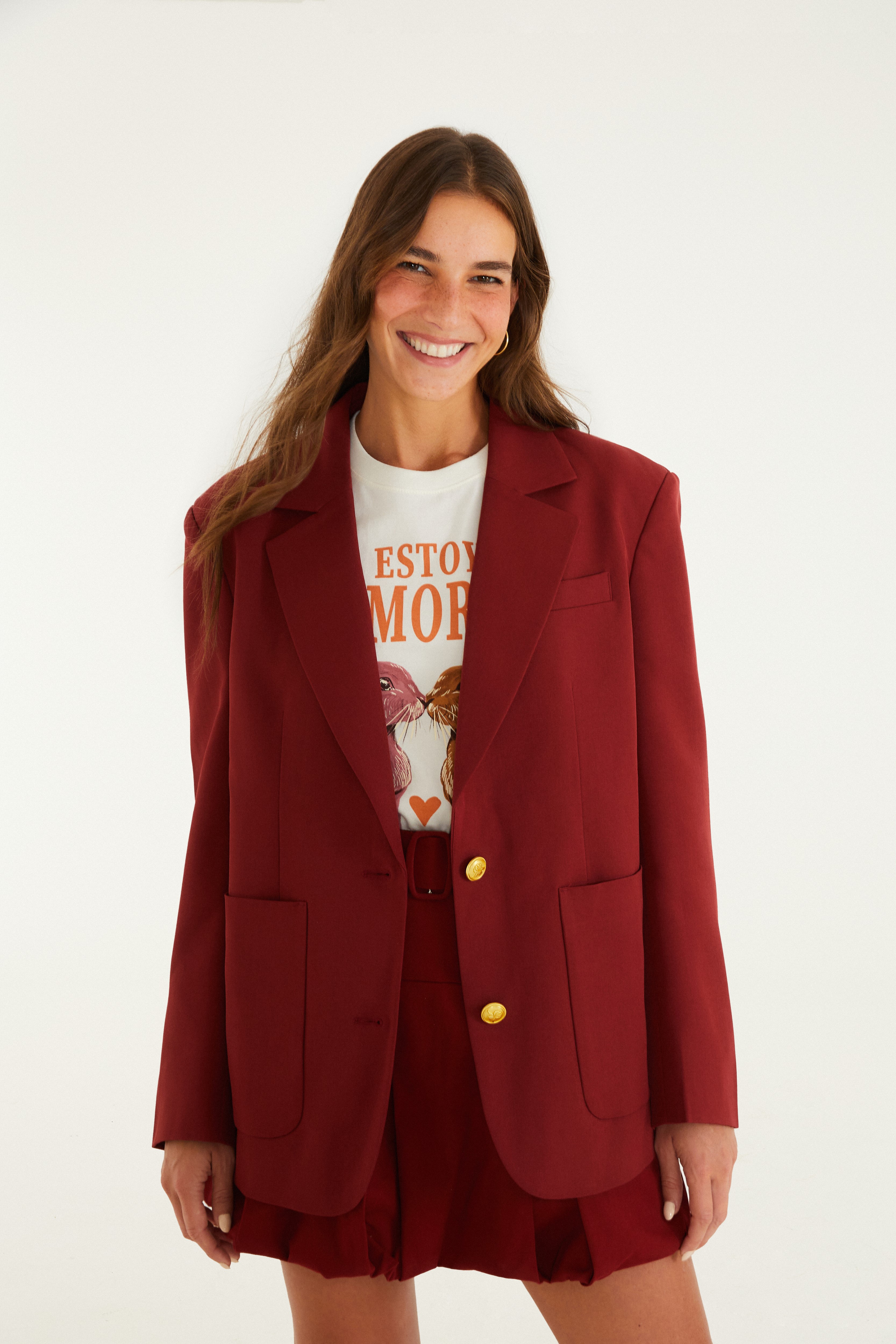 Blazer Alfaiataria Liso