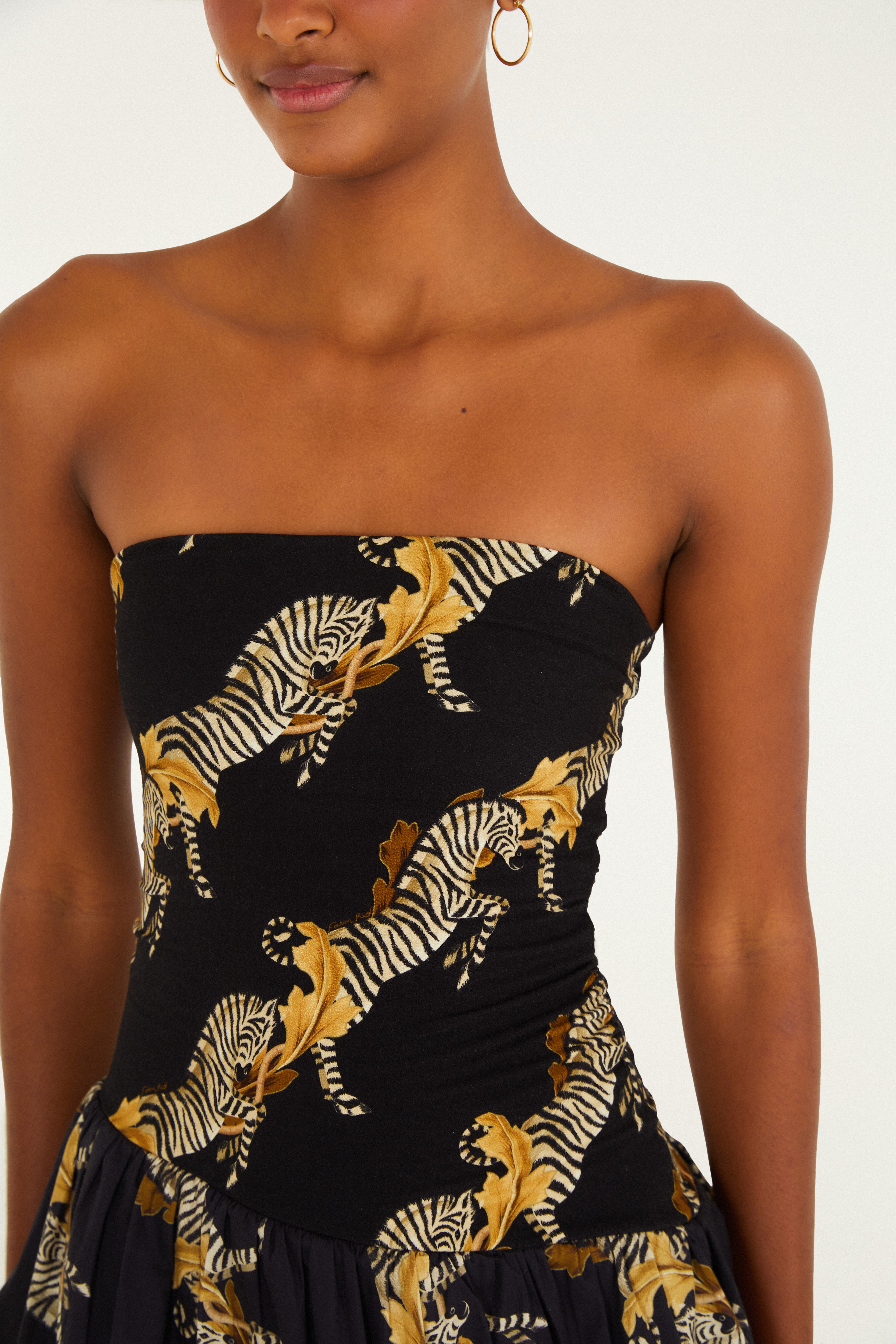 Macaquinho Balonê Estampado  Zebra