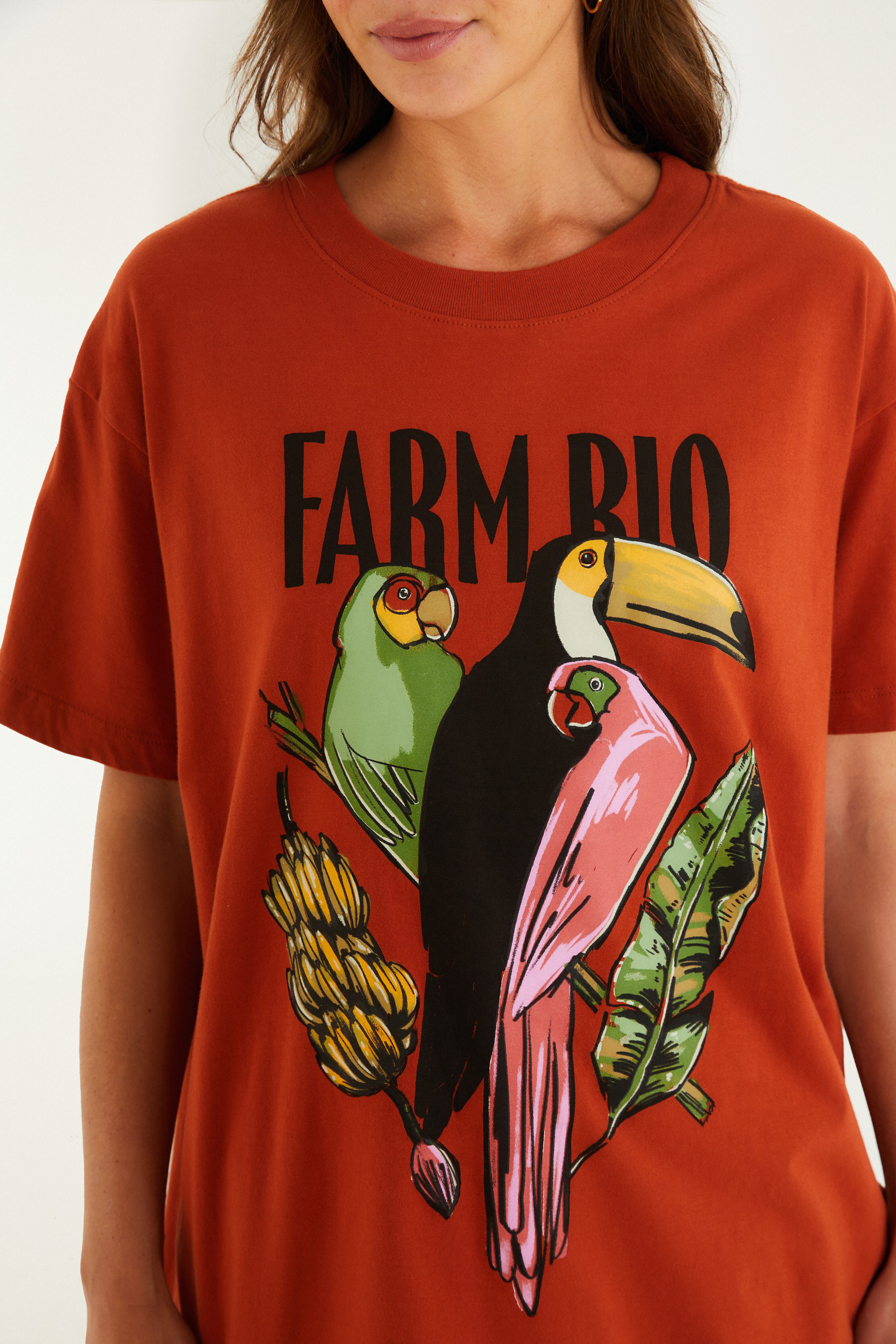 T-Shirt Media Pássaro